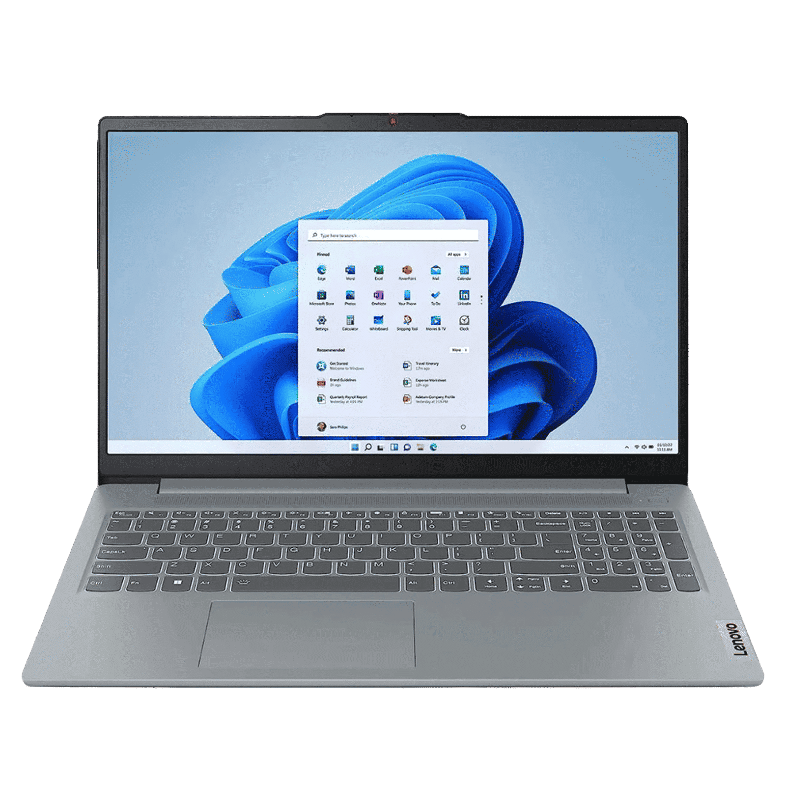 Lenovo IdeaPad Slim 3 15IRU8 Intel Core i3 13th Gen Thin & Light Laptop (8GB, 512GB SSD, Windows 11 Home, 15.6 inch Full HD Display, MS Office Home 2024, Arctic Grey, 1.62 KG)_1