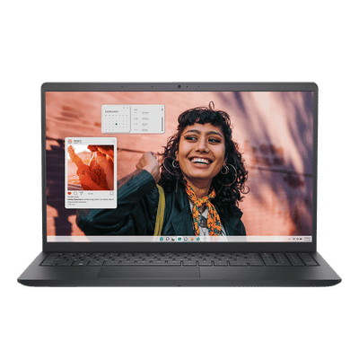 DELL DC 15250 Intel Core 3 Thin & Light Laptop (16GB, 512GB SSD, Windows 11, 15.6 inch Full HD Display, MS Office Home 2024, Carbon Black, 1.66 KG)
