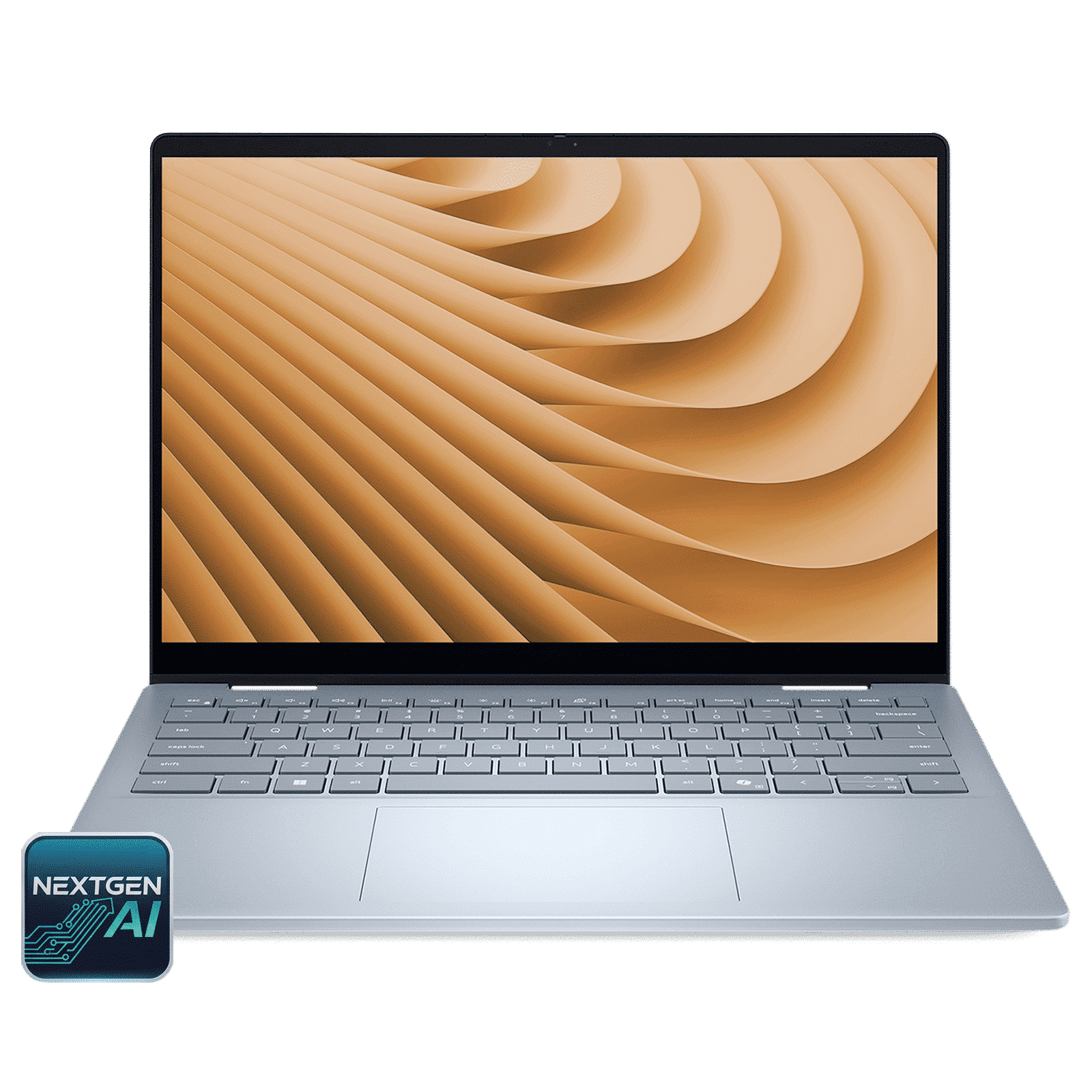 Dell 14 Plus AMD Ryzen AI 7 350 2-in-1 Laptop (16GB, 1TB SSD, Windows 11 Home, 14 inch Full HD Plus WVA Display, MS Office Home 2024, Ice Blue, 1.59 KG)_1