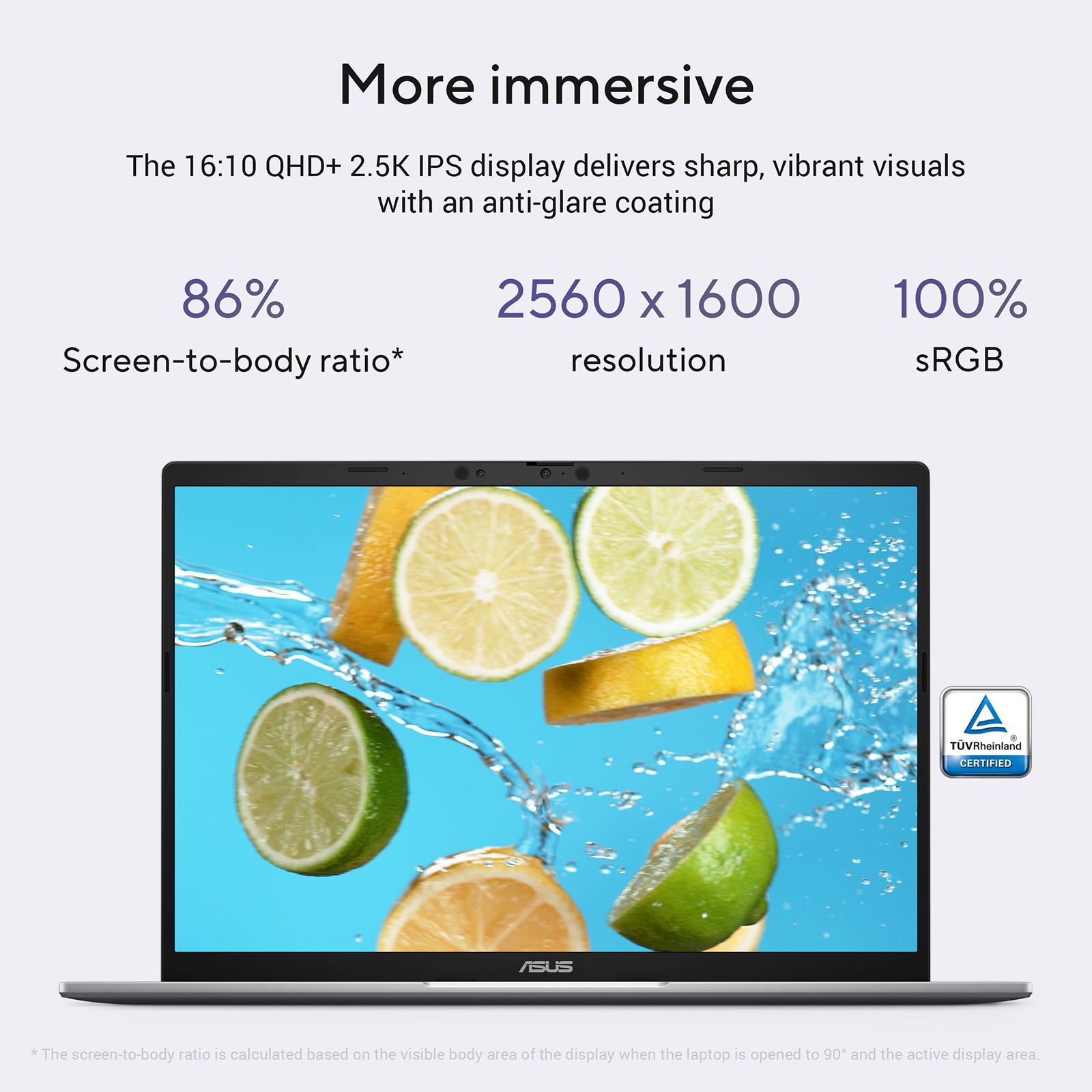 ASUS Vivobook S14 S3407QA-KP020WS Snapdragon X Thin & Light Laptop (16GB, 512GB SSD, Windows 11 Home, 14 inch 2.5K WQXGA IPS Display, MS Office Home 2024, Cool Silver, 1.35 KG) ASUS Vivobook S14 S3407QA-KP020WS Snapdragon X Thin & Light Laptop (16GB, 512GB SSD, Windows 11 Home, 14 inch 2.5K WQXGA IPS Display, MS Office Home 2024, Cool Silver, 1.35 KG)_3