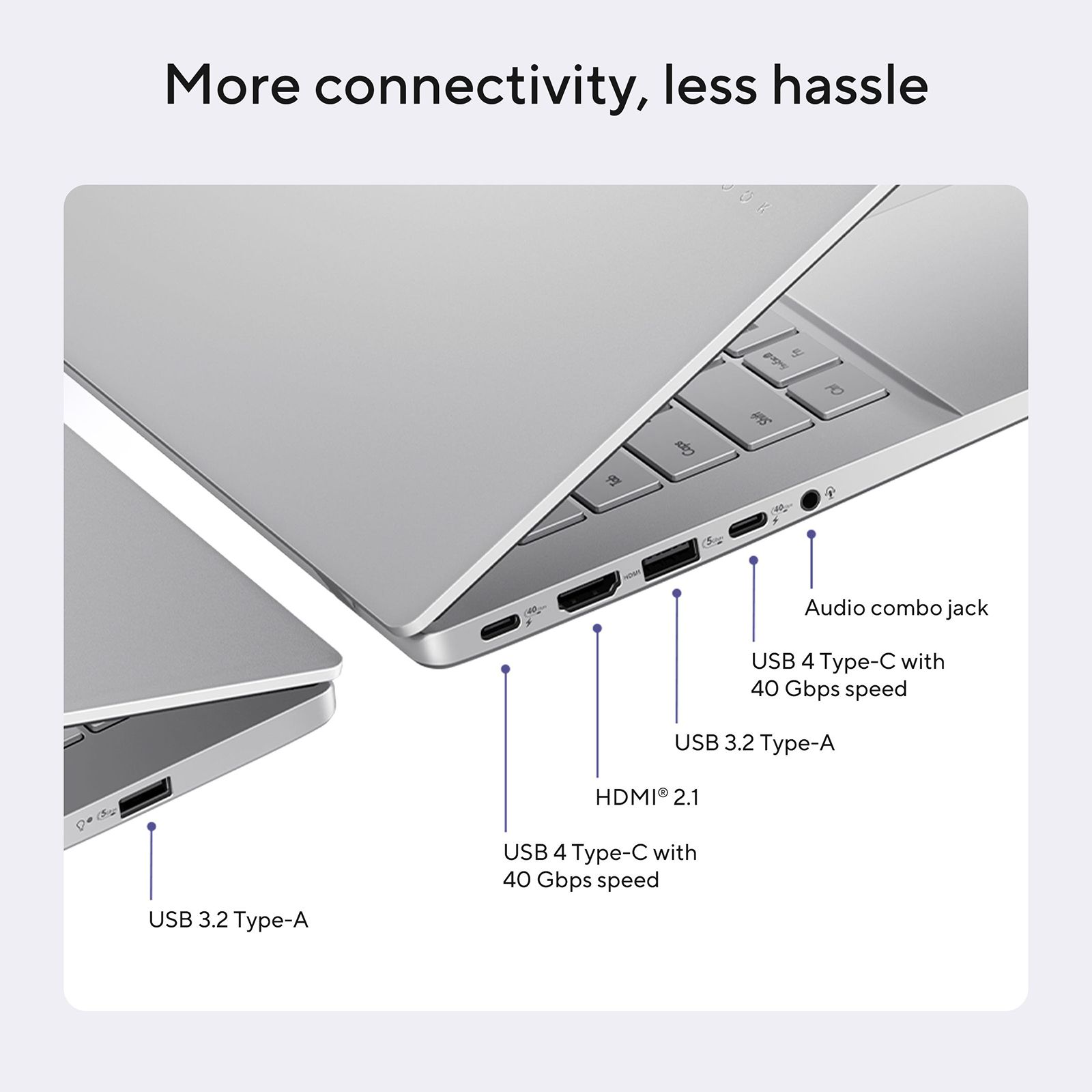 ASUS Vivobook S14 S3407QA-KP020WS Snapdragon X Thin & Light Laptop (16GB, 512GB SSD, Windows 11 Home, 14 inch 2.5K WQXGA IPS Display, MS Office Home 2024, Cool Silver, 1.35 KG) ASUS Vivobook S14 S3407QA-KP020WS Snapdragon X Thin & Light Laptop (16GB, 512GB SSD, Windows 11 Home, 14 inch 2.5K WQXGA IPS Display, MS Office Home 2024, Cool Silver, 1.35 KG)_8