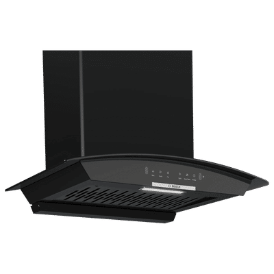 BOSCH Series 4 60cm 1300m3/hr Ducted Auto Clean Wall Mounted Chimney with Gesture Control (Black)