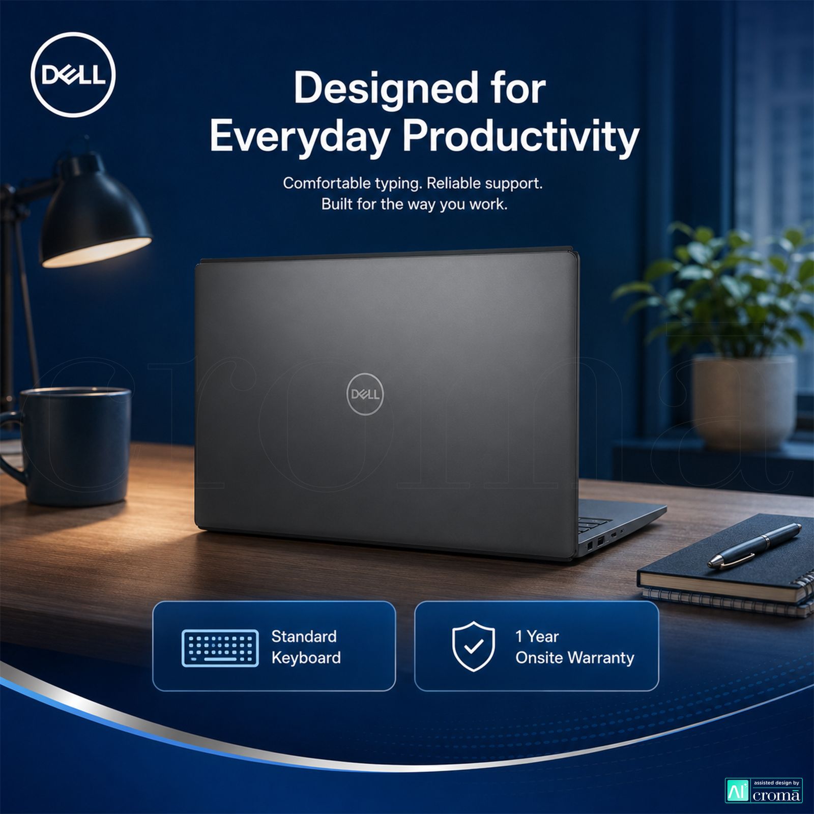 DELL DC 15250 Intel Core 3 Thin & Light Laptop (8GB, 512GB SSD, Windows 11, 15.6 inch Full HD IPS Display, MS Office Home 2024, Carbon Black, 1.66 KG)_7