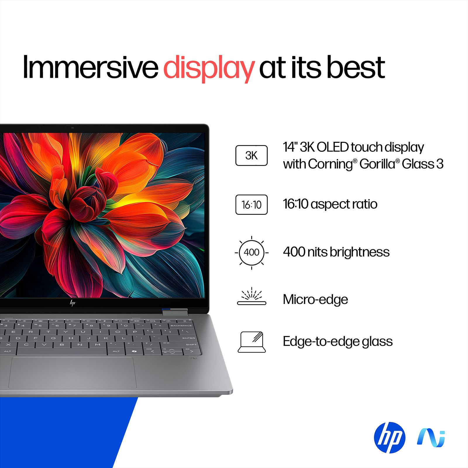 HP OmniBook X Flip 14-fm0099TU Intel Core Ultra 5 Touchscreen 2-in-1 Laptop (16GB, 1TB SSD, Windows 11 Home, 14 inch OLED Display, Meteor Silver, 1.38 KG) HP OmniBook X Flip 14-fm0099TU Intel Core Ultra 5 Touchscreen 2-in-1 Laptop (16GB, 1TB SSD, Windows 11 Home, 14 inch OLED Display, Meteor Silver, 1.38 KG)_10