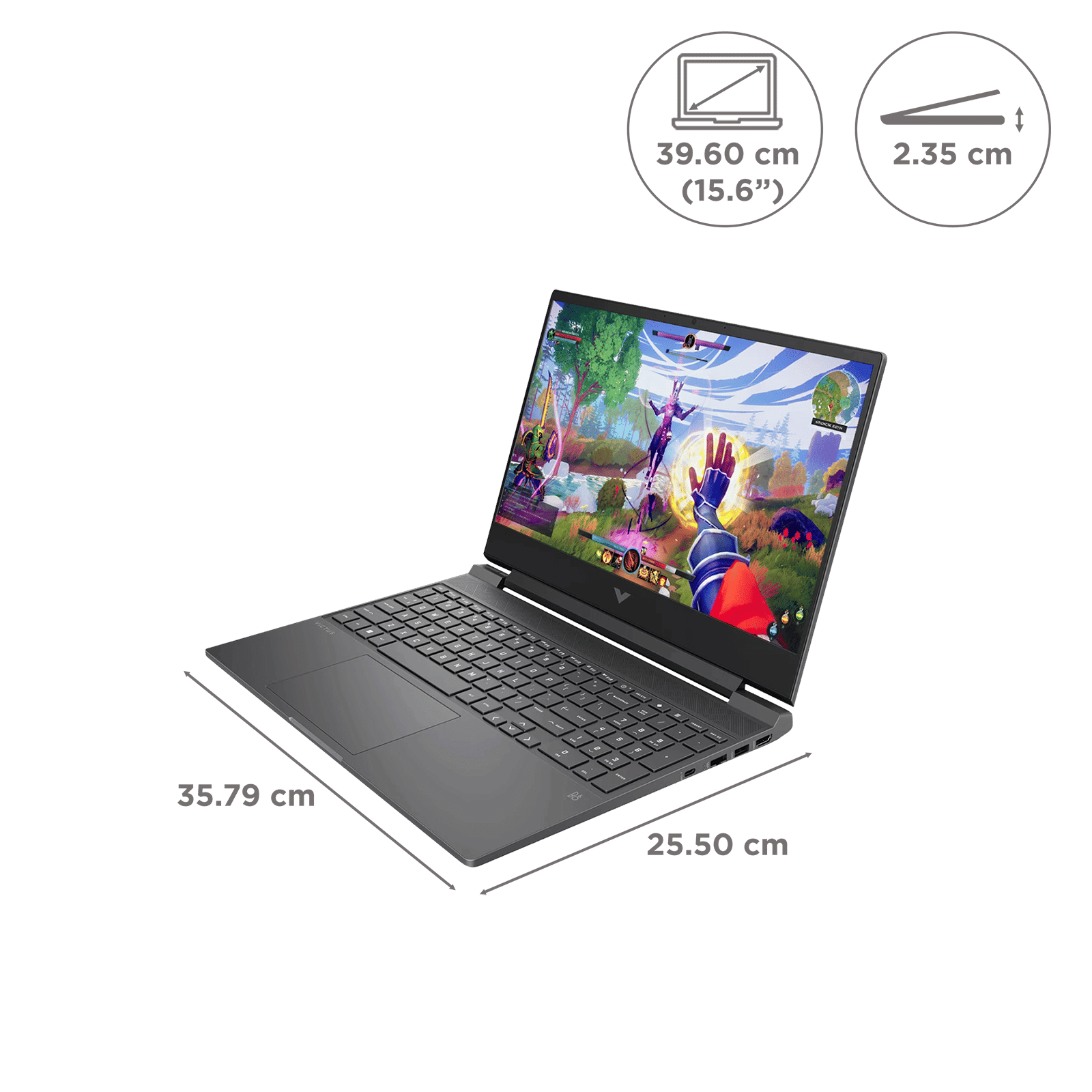 HP Victus 15-fa2197TX Intel Core i5 13th Gen Gaming Laptop (16GB, 512GB SSD, Windows 11 Home, 6GB Graphics, 15.6 inch 144 Hz Full HD Display, NVIDIA GeForce RTX 3050, Performance Blue, 2.29 KG)_2