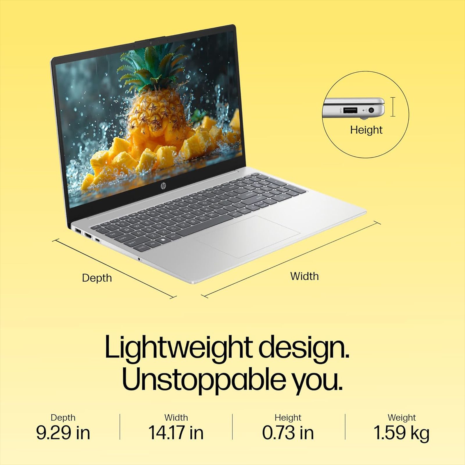 HP 15-fc0703AU AMD Ryzen 5 Thin & Light Laptop (16GB, 512GB SSD, Windows 11 Home, 15.6 inch Full HD Display, Natural Silver, 1.59 KG) HP 15-fc0703AU AMD Ryzen 5 Thin & Light Laptop (16GB, 512GB SSD, Windows 11 Home, 15.6 inch Full HD Display, Natural Silver, 1.59 KG)_11