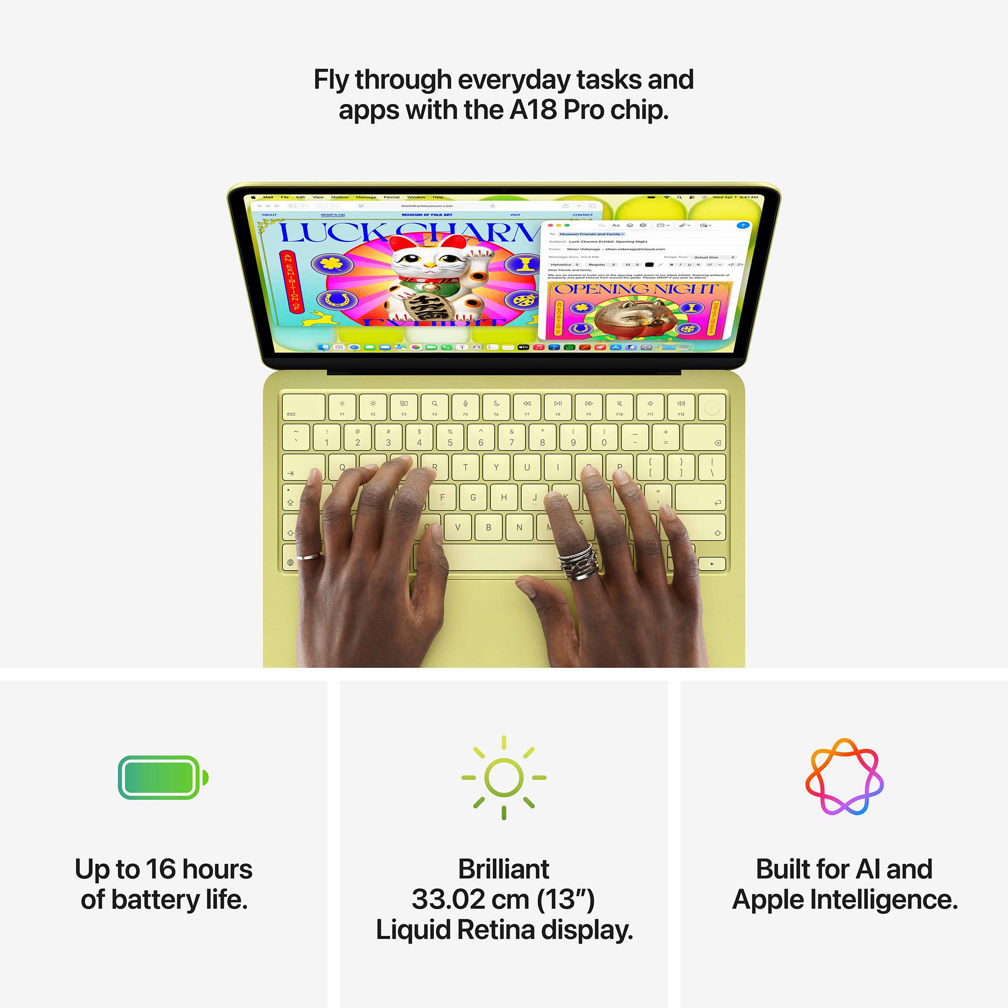 Apple MacBook Neo (13 inch, A18 Pro, 8GB, 256GB, macOS, Citrus)_8