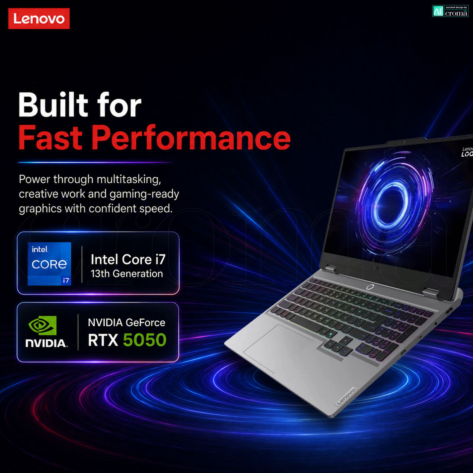 Lenovo LOQ 15IRX10 Intel Core i7 13th Gen Gaming Laptop (16GB, 1TB SSD, Windows 11 Home, 8GB Graphics, 15.6 Inch 144 Hz Full HD IPS Display, NVIDIA GeForce RTX 5050, MS Office Home 2024, Luna Grey, 2.4 KG) Lenovo LOQ 15IRX10 Intel Core i7 13th Gen Gaming Laptop (16GB, 1TB SSD, Windows 11 Home, 8GB Graphics, 15.6 Inch 144 Hz Full HD IPS Display, NVIDIA GeForce RTX 5050, MS Office Home 2024, Luna Grey, 2.4 KG)_3