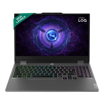 Lenovo LOQ 15IRX9 Intel Core i5 13th Gen
                      Gaming Laptop (16GB, 512GB SSD, Windows 11 Home, 6
                      GB Graphics, 15.6 Inch 144 Hz Full HD IPS Display,
                      NVIDIA GeForce RTX 4050, Luna Grey, 2.38 KG)