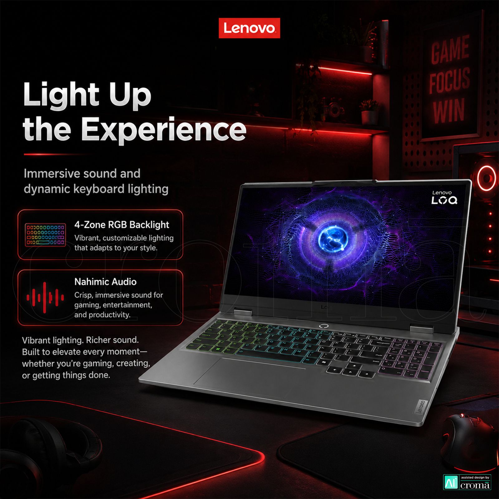 Lenovo LOQ 15IRX9 Intel Core i5 13th Gen Gaming Laptop (16GB, 512GB SSD, Windows 11 Home, 6 GB Graphics, 15.6 Inch 144 Hz Full HD IPS Display, NVIDIA GeForce RTX 4050, Luna Grey, 2.38 KG) Lenovo LOQ 15IRX9 Intel Core i5 13th Gen Gaming Laptop (16GB, 512GB SSD, Windows 11 Home, 6 GB Graphics, 15.6 Inch 144 Hz Full HD IPS Display, NVIDIA GeForce RTX 4050, Luna Grey, 2.38 KG)_7