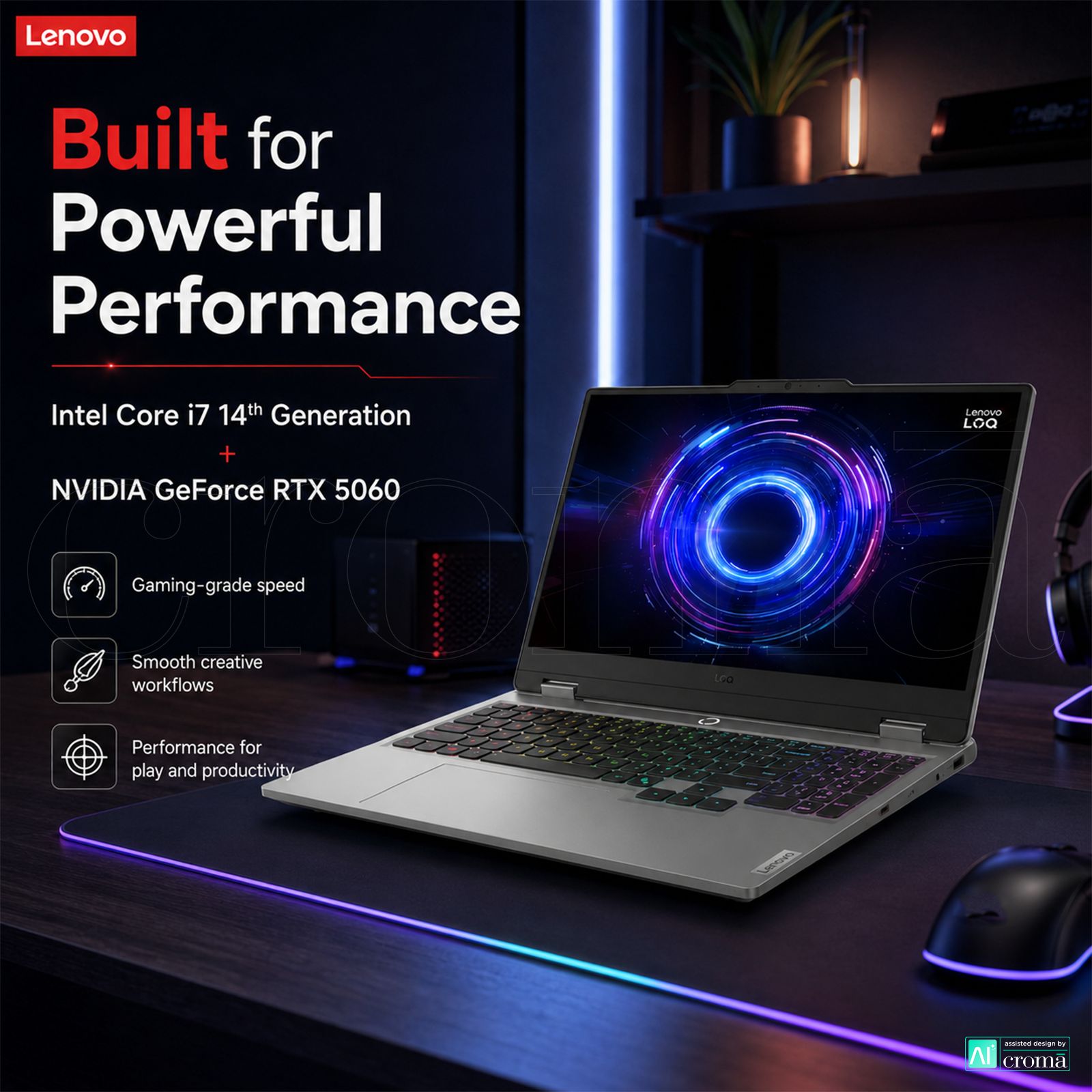 Lenovo LOQ 15IRX10 Intel Core i7 14th Gen Gaming Laptop (32GB, 1TB SSD, Windows 11 Home, 8 GB Graphics, 15.6 Inch 144 Hz Full HD IPS Display, NVIDIA GeForce RTX 5060, Luna Grey, 2.4 KG) Lenovo LOQ 15IRX10 Intel Core i7 14th Gen Gaming Laptop (32GB, 1TB SSD, Windows 11 Home, 8 GB Graphics, 15.6 Inch 144 Hz Full HD IPS Display, NVIDIA GeForce RTX 5060, Luna Grey, 2.4 KG)_5