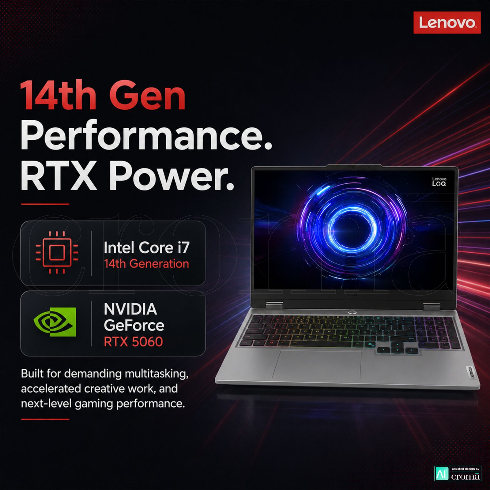 Lenovo LOQ 15IRX10 Intel Core i7 14th Gen Gaming Laptop (32GB, 1TB SSD, Windows 11 Home, 8GB Graphics, 15.6 Inch 144 Hz Full HD IPS Display, NVIDIA GeForce RTX 5060, MS Office Home 2024, Luna Grey, 2.4 KG) Lenovo LOQ 15IRX10 Intel Core i7 14th Gen Gaming Laptop (32GB, 1TB SSD, Windows 11 Home, 8GB Graphics, 15.6 Inch 144 Hz Full HD IPS Display, NVIDIA GeForce RTX 5060, MS Office Home 2024, Luna Grey, 2.4 KG)_4
