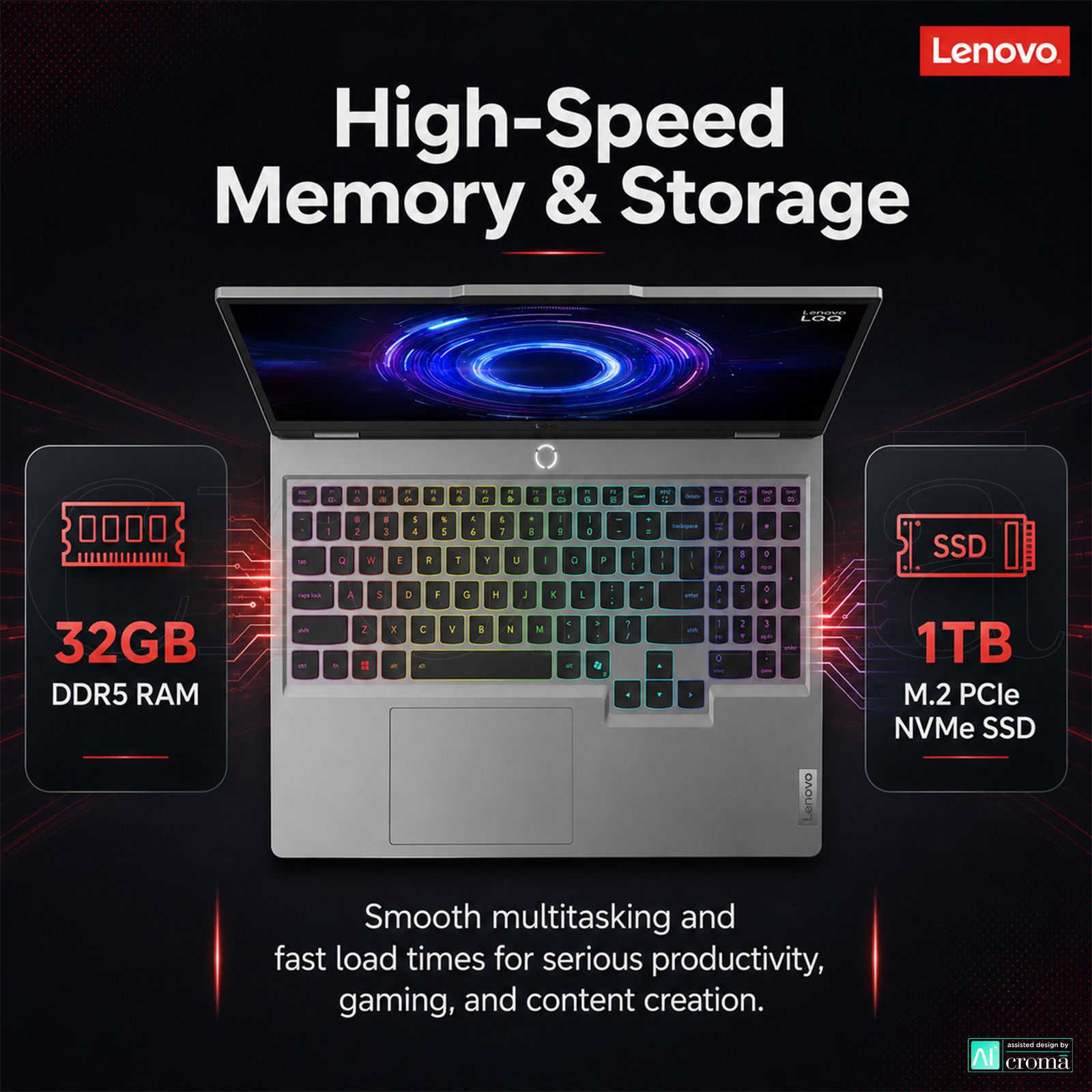 Lenovo LOQ 15IRX10 Intel Core i7 14th Gen Gaming Laptop (32GB, 1TB SSD, Windows 11 Home, 8GB Graphics, 15.6 Inch 144 Hz Full HD IPS Display, NVIDIA GeForce RTX 5060, MS Office Home 2024, Luna Grey, 2.4 KG) Lenovo LOQ 15IRX10 Intel Core i7 14th Gen Gaming Laptop (32GB, 1TB SSD, Windows 11 Home, 8GB Graphics, 15.6 Inch 144 Hz Full HD IPS Display, NVIDIA GeForce RTX 5060, MS Office Home 2024, Luna Grey, 2.4 KG)_5