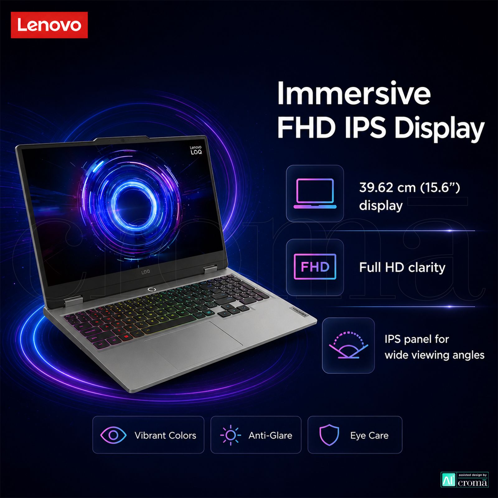 Lenovo LOQ 15IRX10 Intel Core i7 14th Gen Gaming Laptop (16GB, 1TB SSD, Windows 11 Home, 8GB Graphics, 15.6 Inch 144 Hz Full HD IPS Display, NVIDIA GeForce RTX 5060, MS Office Home 2024, Luna Grey, 2.4 KG) Lenovo LOQ 15IRX10 Intel Core i7 14th Gen Gaming Laptop (16GB, 1TB SSD, Windows 11 Home, 8GB Graphics, 15.6 Inch 144 Hz Full HD IPS Display, NVIDIA GeForce RTX 5060, MS Office Home 2024, Luna Grey, 2.4 KG)_3