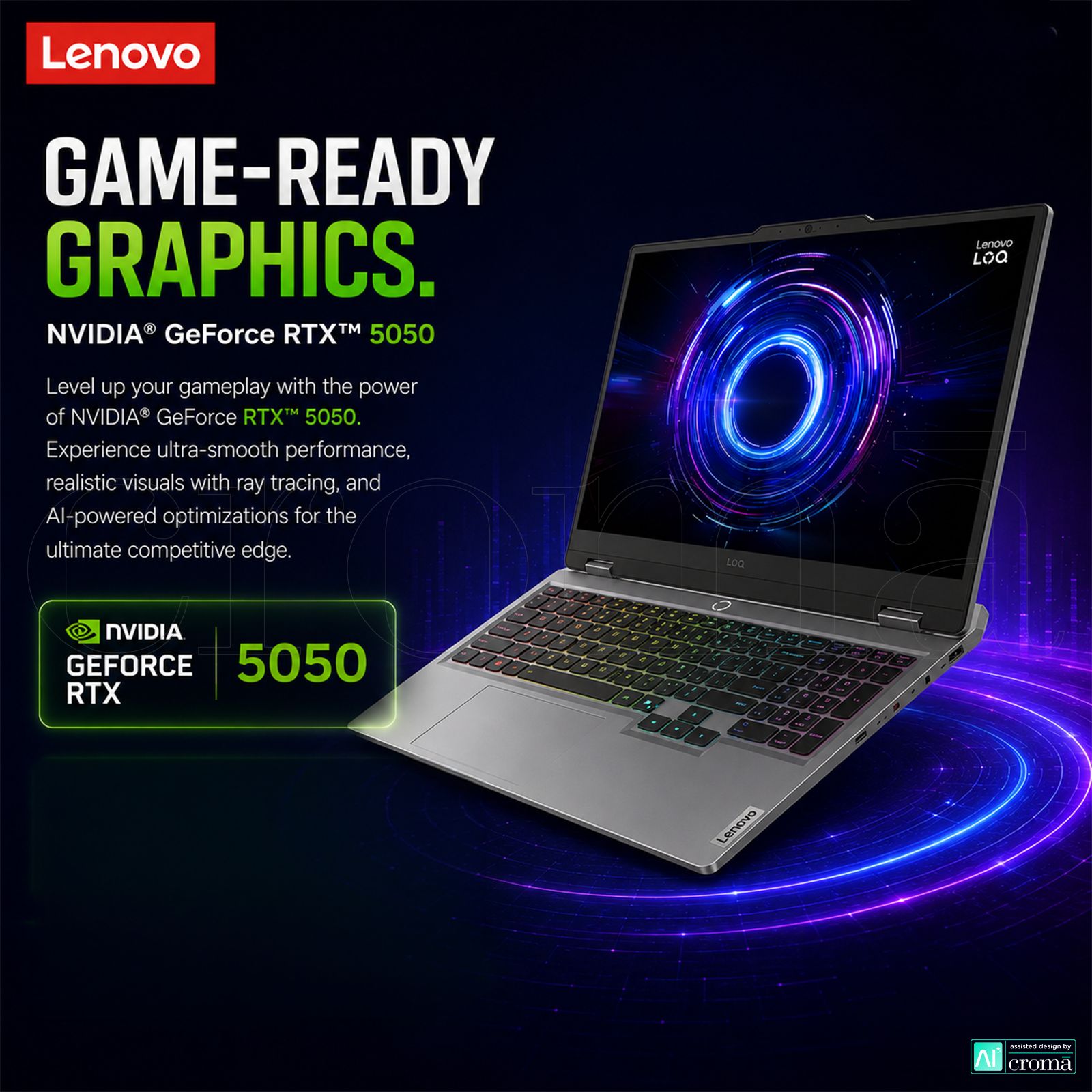 Lenovo LOQ 15IRX10 Intel Core i7 14th Gen Gaming Laptop (16GB, 1TB SSD, Windows 11 Home, 8GB Graphics, 15.6 Inch 144 Hz Full HD IPS Display, NVIDIA GeForce RTX 5050, MS Office Home 2024, Luna Grey, 2.4 KG) Lenovo LOQ 15IRX10 Intel Core i7 14th Gen Gaming Laptop (16GB, 1TB SSD, Windows 11 Home, 8GB Graphics, 15.6 Inch 144 Hz Full HD IPS Display, NVIDIA GeForce RTX 5050, MS Office Home 2024, Luna Grey, 2.4 KG)_4
