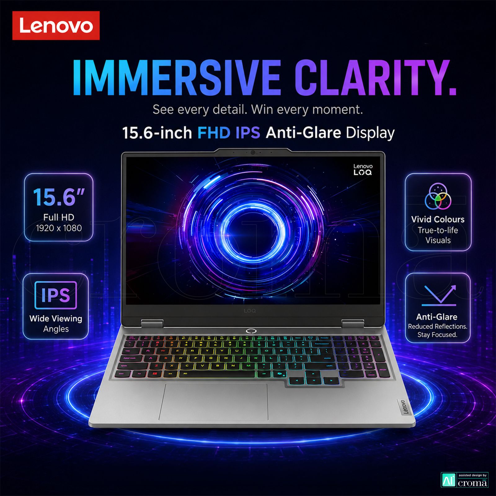 Lenovo LOQ 15IRX10 Intel Core i7 14th Gen Gaming Laptop (16GB, 1TB SSD, Windows 11 Home, 8GB Graphics, 15.6 Inch 144 Hz Full HD IPS Display, NVIDIA GeForce RTX 5050, MS Office Home 2024, Luna Grey, 2.4 KG) Lenovo LOQ 15IRX10 Intel Core i7 14th Gen Gaming Laptop (16GB, 1TB SSD, Windows 11 Home, 8GB Graphics, 15.6 Inch 144 Hz Full HD IPS Display, NVIDIA GeForce RTX 5050, MS Office Home 2024, Luna Grey, 2.4 KG)_5