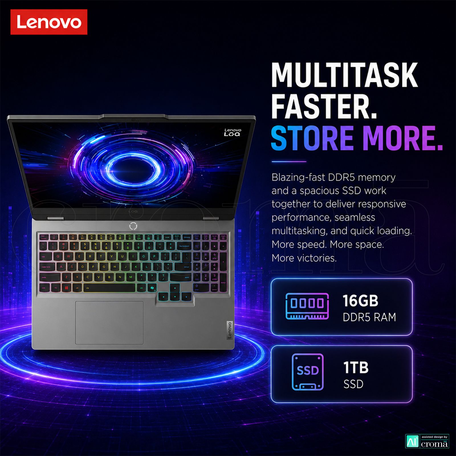 Lenovo LOQ 15IRX10 Intel Core i7 14th Gen Gaming Laptop (16GB, 1TB SSD, Windows 11 Home, 8GB Graphics, 15.6 Inch 144 Hz Full HD IPS Display, NVIDIA GeForce RTX 5050, MS Office Home 2024, Luna Grey, 2.4 KG) Lenovo LOQ 15IRX10 Intel Core i7 14th Gen Gaming Laptop (16GB, 1TB SSD, Windows 11 Home, 8GB Graphics, 15.6 Inch 144 Hz Full HD IPS Display, NVIDIA GeForce RTX 5050, MS Office Home 2024, Luna Grey, 2.4 KG)_6