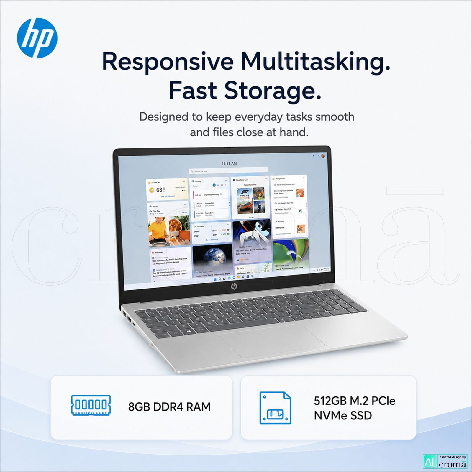 HP 15-fc0499AU AMD Ryzen 3 Laptop (8GB, 512GB SSD, Windows 11 Home, 15.6 inch Full HD IPS Display, MS Office, Natural Silver, 1.59 KG) HP 15-fc0499AU AMD Ryzen 3 Laptop (8GB, 512GB SSD, Windows 11 Home, 15.6 inch Full HD IPS Display, MS Office, Natural Silver, 1.59 KG)_4