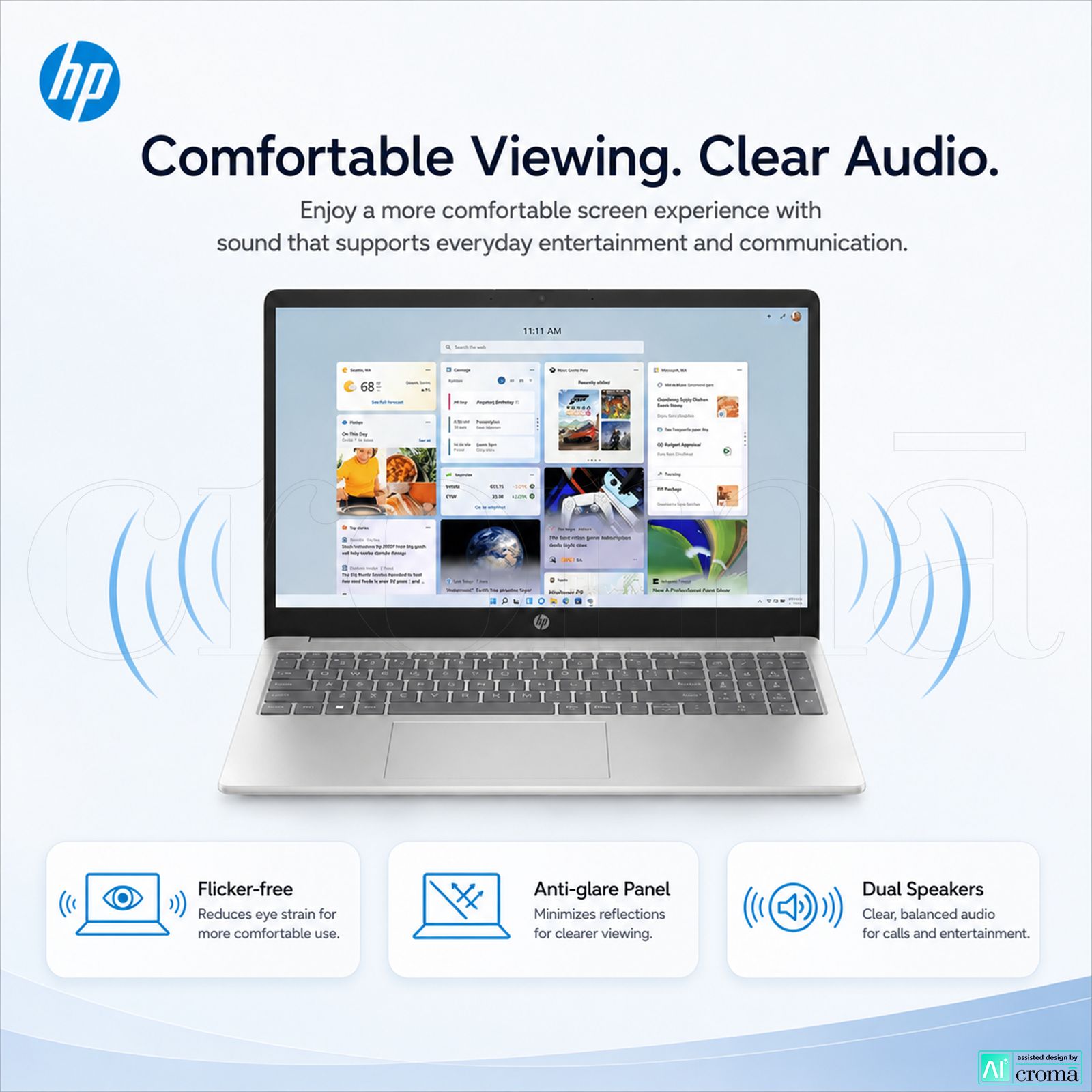 HP 15-fc0499AU AMD Ryzen 3 Laptop (8GB, 512GB SSD, Windows 11 Home, 15.6 inch Full HD IPS Display, MS Office, Natural Silver, 1.59 KG) HP 15-fc0499AU AMD Ryzen 3 Laptop (8GB, 512GB SSD, Windows 11 Home, 15.6 inch Full HD IPS Display, MS Office, Natural Silver, 1.59 KG)_6
