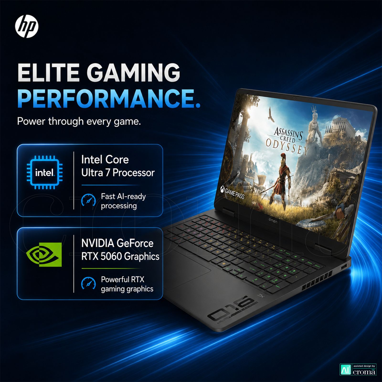 HP OMEN 16-an0015TX Intel Core Ultra 7 Gaming Laptop (24GB, 1TB SSD, Windows 11 Home, 8GB Graphics, 16 inch 165 Hz 2K IPS Display, NVIDIA GeForce RTX 5060, MS Office Home 2024, Shadow Black, 2.42 KG) HP OMEN 16-an0015TX Intel Core Ultra 7 Gaming Laptop (24GB, 1TB SSD, Windows 11 Home, 8GB Graphics, 16 inch 165 Hz 2K IPS Display, NVIDIA GeForce RTX 5060, MS Office Home 2024, Shadow Black, 2.42 KG)_5