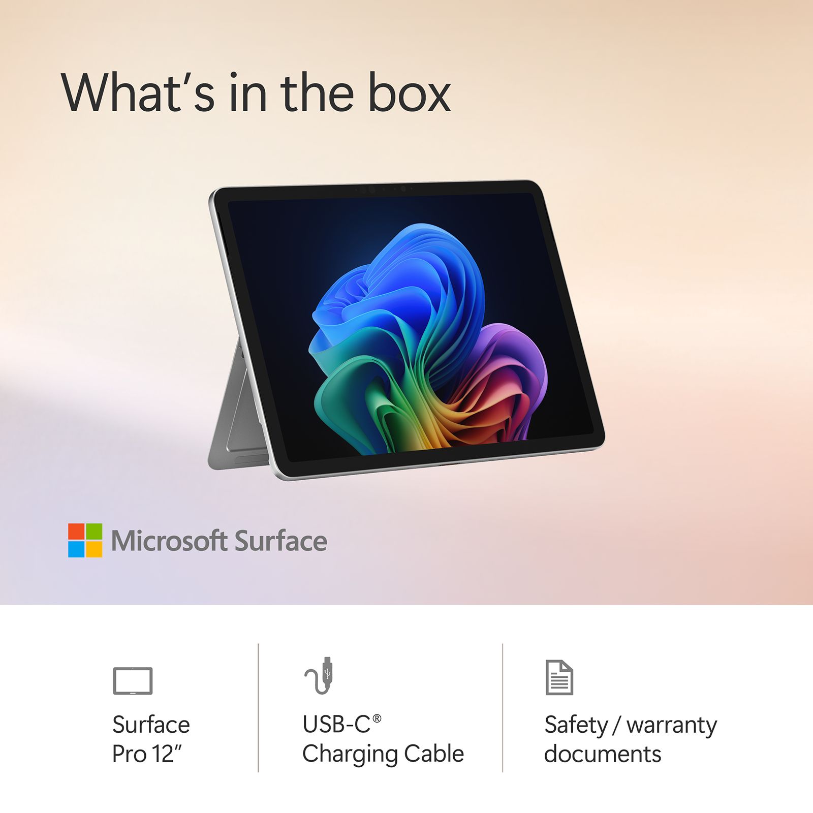 Microsoft Surface Pro Qualcomm Snapdragon X Plus Touchscreen 2-in-1 Laptop (16GB, 256GB SSD, Windows 11 Home, 12 inch PixelSense LCD Display, Microsoft 365 for 6 Months, 0.68 KG)_6