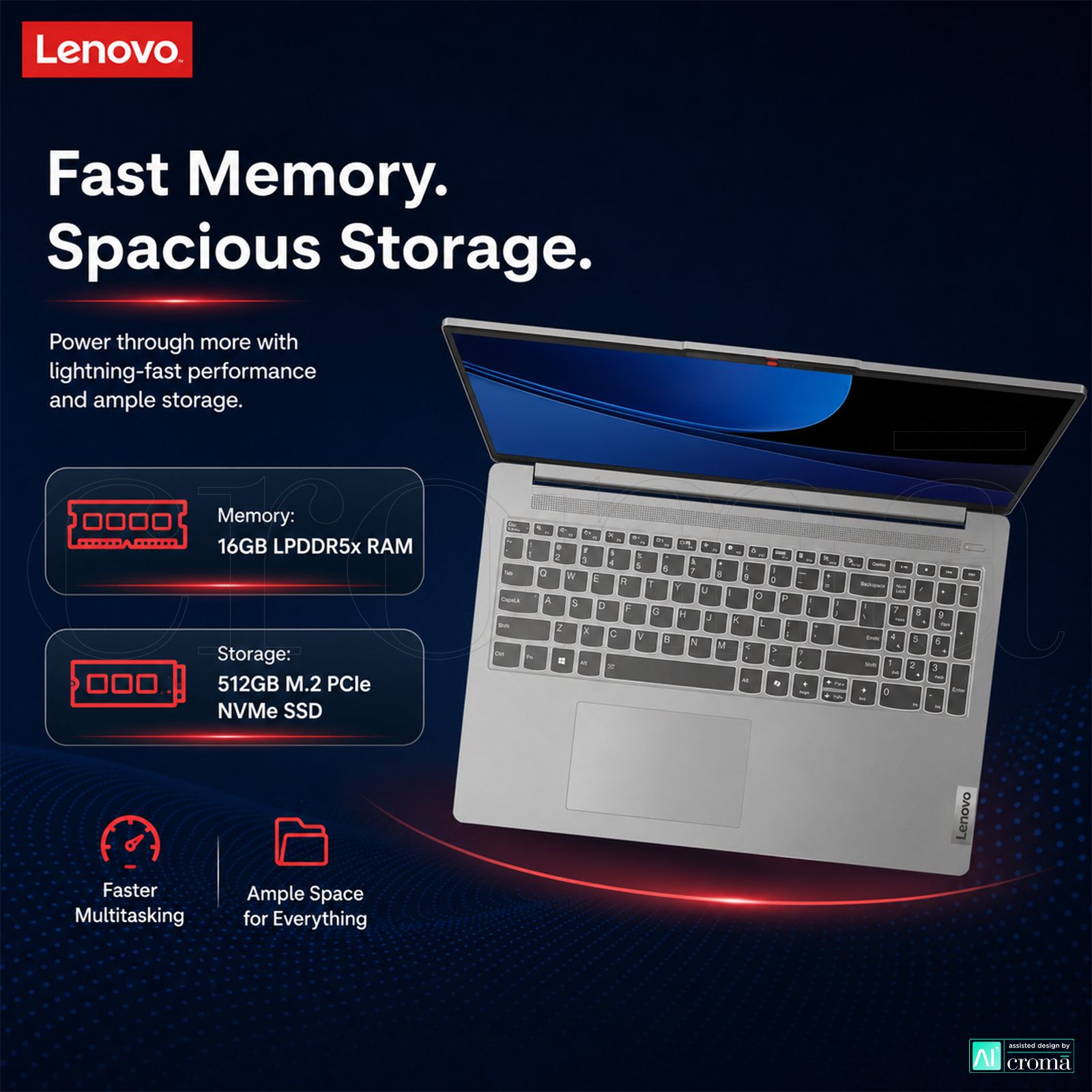 Lenovo IdeaPad Slim 5 16IMH9 Intel Core Ultra 5 Laptop (16GB RAM, 512GB SSD, Windows 11 Home, 16 inch WUXGA IPS Display, MS Office Home 2024, Cloud Grey, 1.82 KG) Lenovo IdeaPad Slim 5 16IMH9 Intel Core Ultra 5 Laptop (16GB RAM, 512GB SSD, Windows 11 Home, 16 inch WUXGA IPS Display, MS Office Home 2024, Cloud Grey, 1.82 KG)_4
