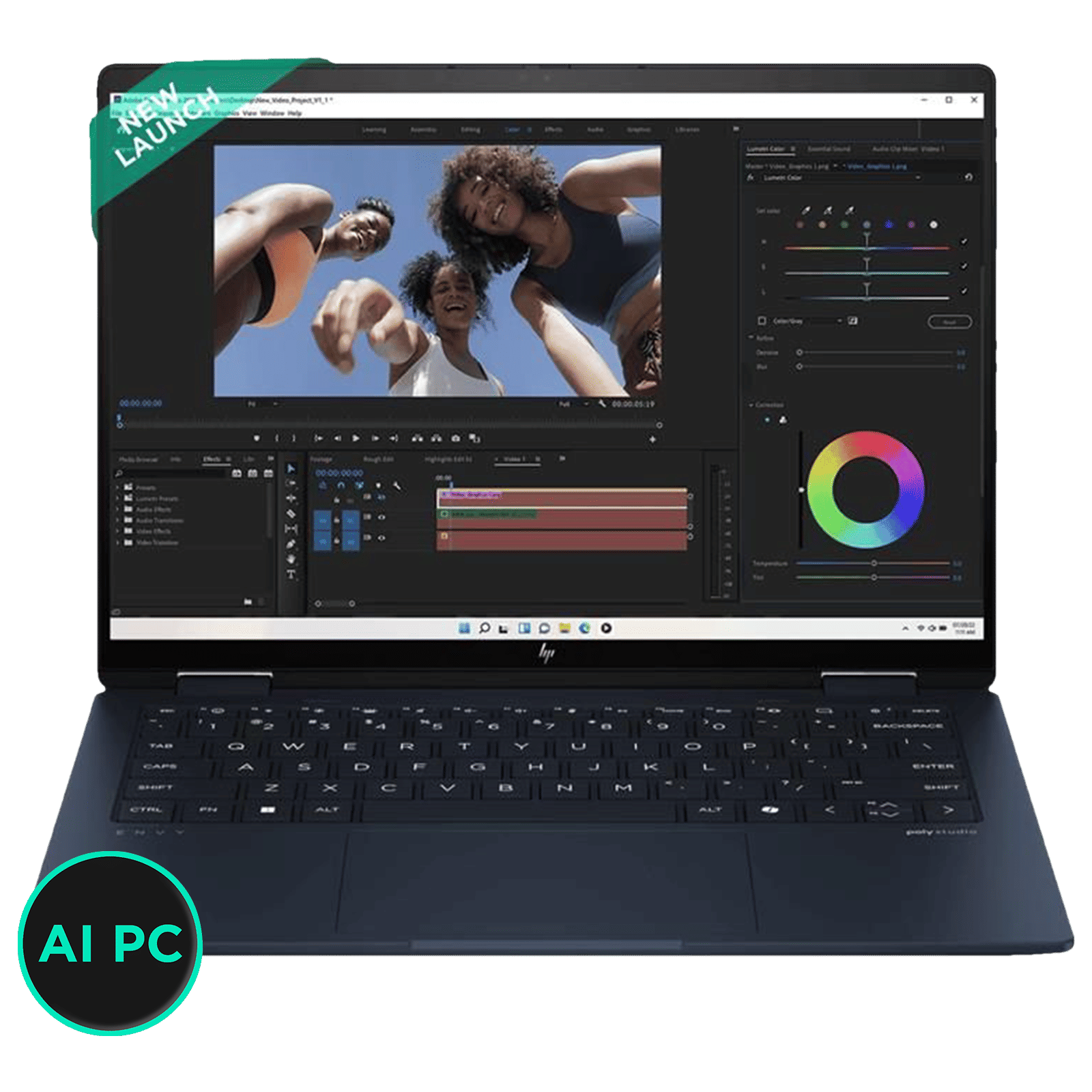 HP Envy x360 14-fc0178TU Intel Core Ultra 5 Touchscreen 2-in-1 Laptop (16GB, 512GB SSD, Windows 11 Home, 14 inch 3K OLED UWVA Display, MS Office 2024, Atmospheric Blue, 1.39 KG)_1