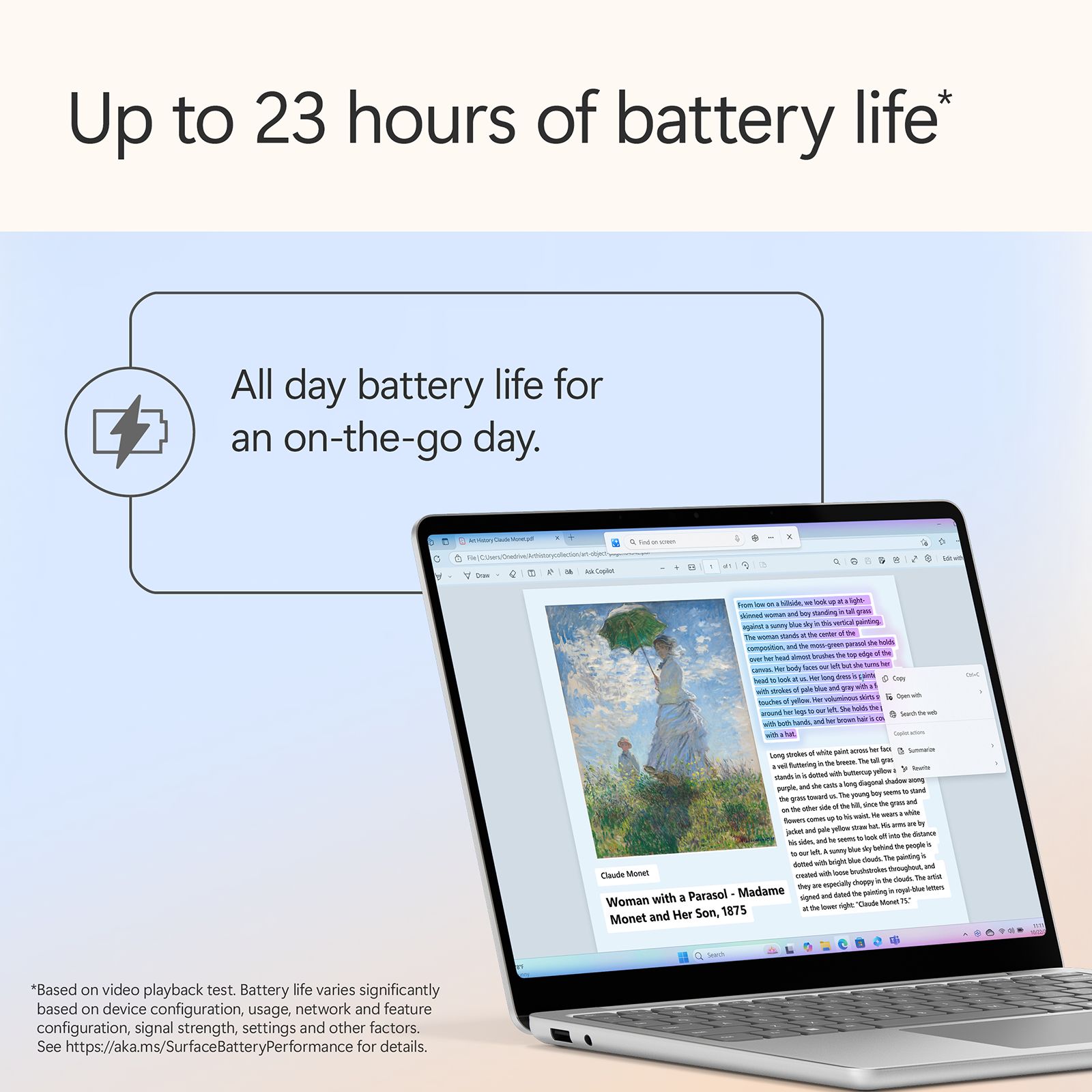 Microsoft Surface Qualcomm Snapdragon X Plus Touchscreen Ultra Thin Laptop (16GB, 512GB SSD, Windows 11 Home, 13 inch PixelSense LCD Display, Microsoft 365 for 6 Months, Platinum, 1.22 KG) Microsoft Surface Qualcomm Snapdragon X Plus Touchscreen Ultra Thin Laptop (16GB, 512GB SSD, Windows 11 Home, 13 inch PixelSense LCD Display, Microsoft 365 for 6 Months, Platinum, 1.22 KG)_4
