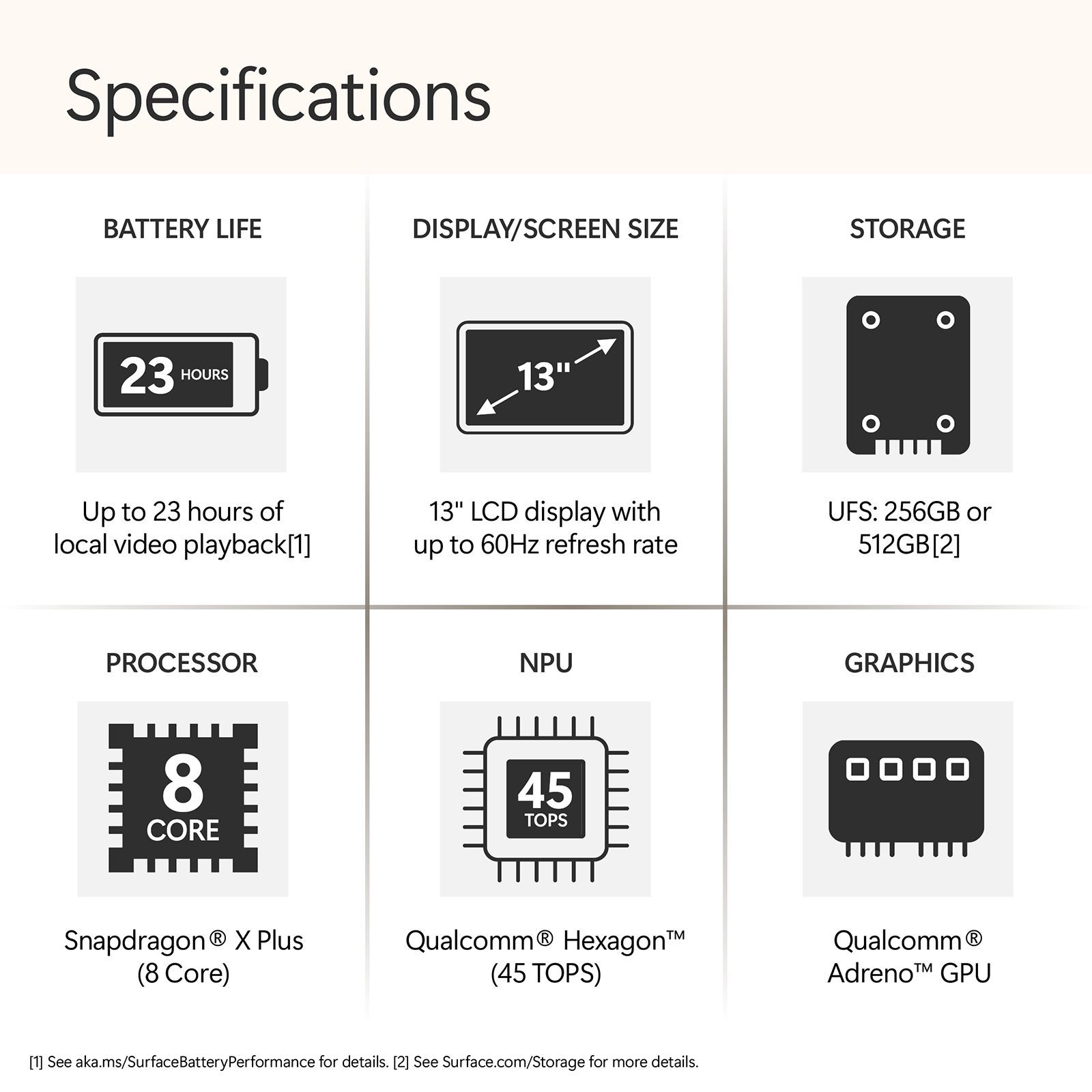 Microsoft Surface Qualcomm Snapdragon X Plus Touchscreen Ultra Thin Laptop (16GB, 512GB SSD, Windows 11 Home, 13 inch PixelSense LCD Display, Microsoft 365 for 6 Months, Platinum, 1.22 KG) Microsoft Surface Qualcomm Snapdragon X Plus Touchscreen Ultra Thin Laptop (16GB, 512GB SSD, Windows 11 Home, 13 inch PixelSense LCD Display, Microsoft 365 for 6 Months, Platinum, 1.22 KG)_6