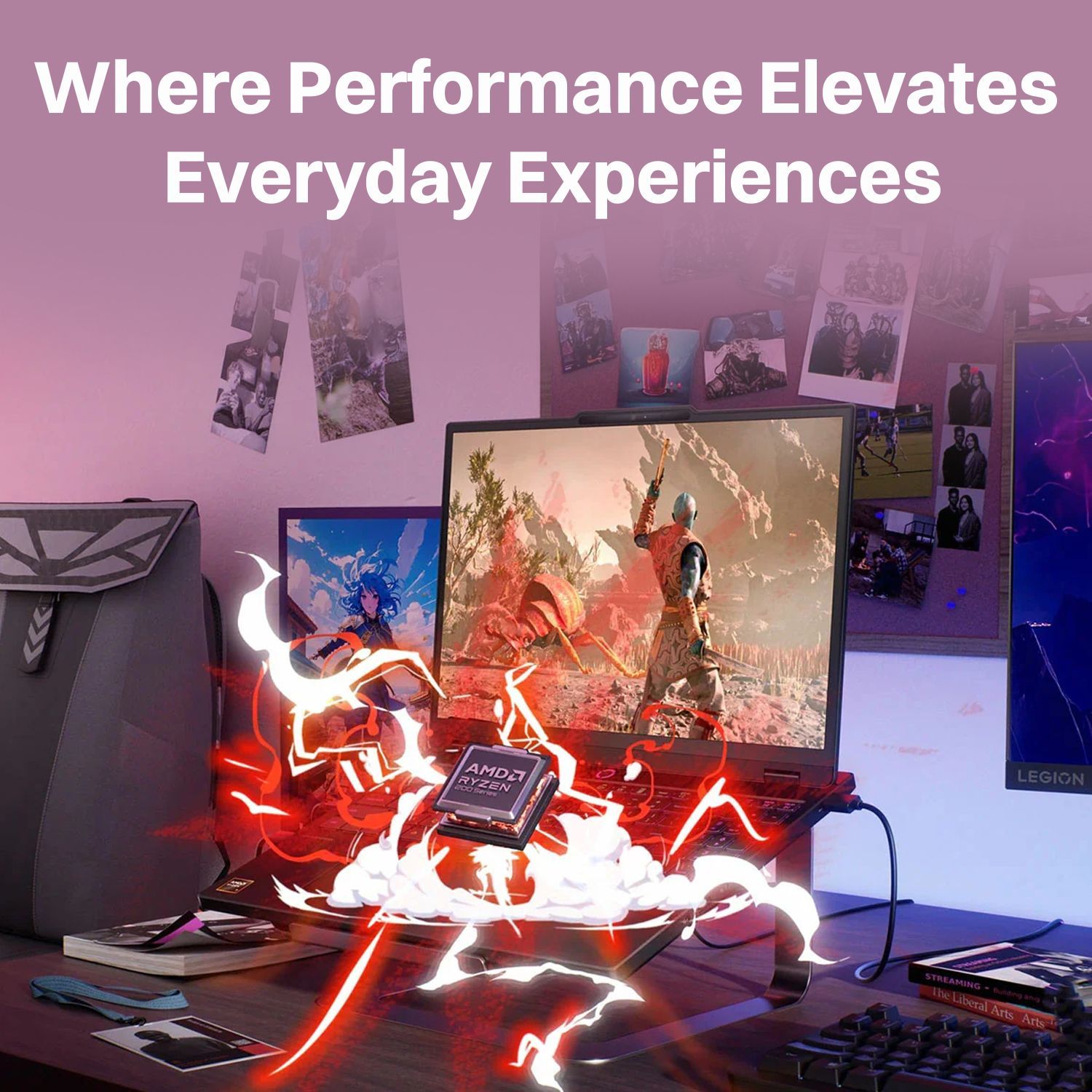 Lenovo Legion 5 15AHP10 AMD Ryzen 7 Gaming Laptop (16GB, 1TB SSD, Windows 11 Home, 8GB Graphics, 15.3 Inch 165 Hz WUXGA IPS Display, NVIDIA GeForce RTX 5050, MS Office Home 2024, Eclipse Black, 2.1 KG)_3