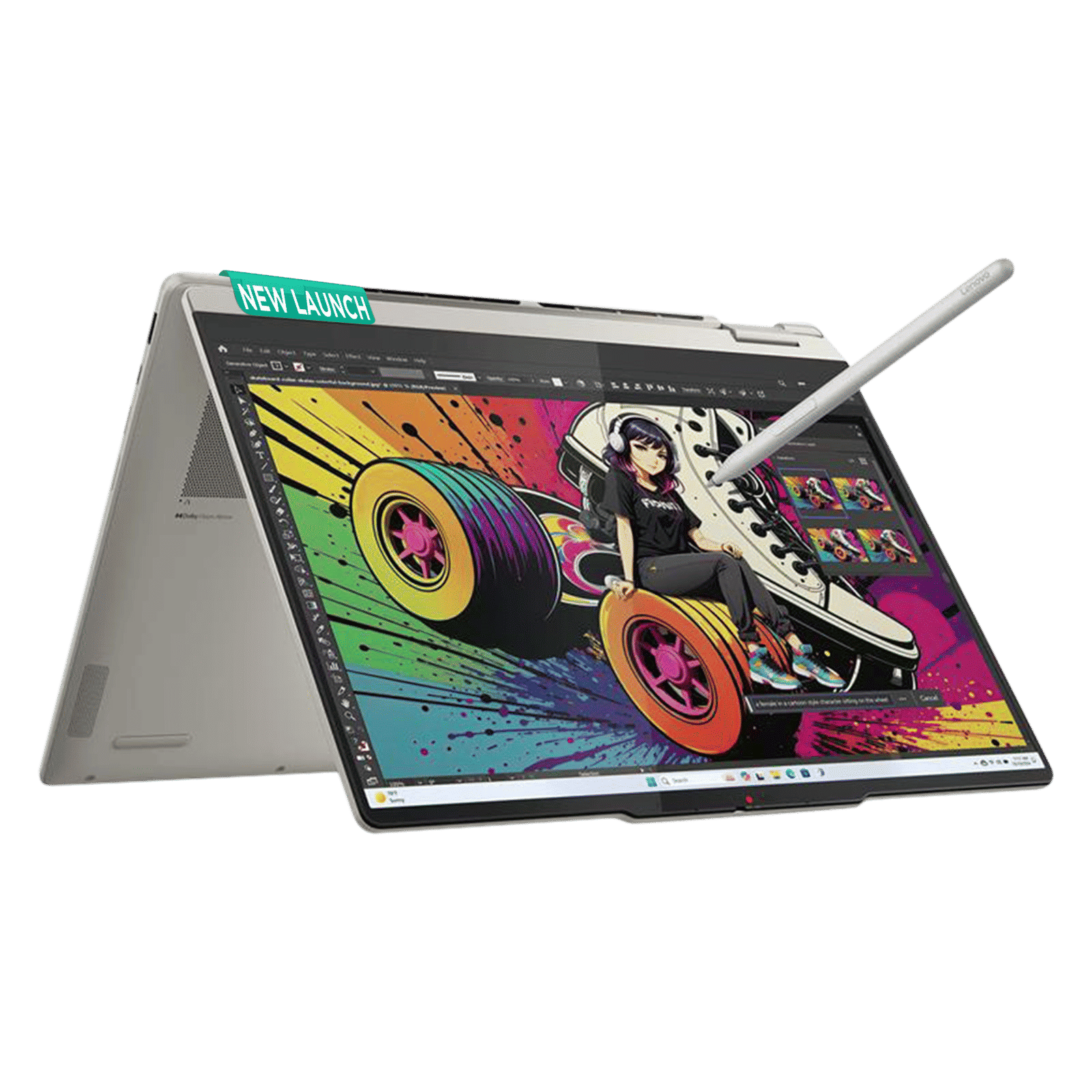 Lenovo Yoga 7 14AKP10 AMD Ryzen AI 7 350 Touchscreen 2-in-1 Laptop (32GB, 1TB SSD, Windows 11 Home, 14 inch WUXGA OLED Display, MS Office Home 2024, Seashell, 1.38 KG) Lenovo Yoga 7 14AKP10 AMD Ryzen AI 7 350 Touchscreen 2-in-1 Laptop (32GB, 1TB SSD, Windows 11 Home, 14 inch WUXGA OLED Display, MS Office Home 2024, Seashell, 1.38 KG)_1