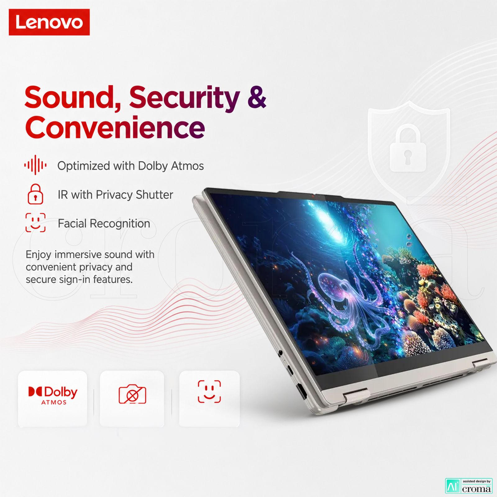 Lenovo Yoga 7 14AKP10 AMD Ryzen AI 7 350 Touchscreen 2-in-1 Laptop (32GB, 1TB SSD, Windows 11 Home, 14 inch WUXGA OLED Display, MS Office Home 2024, Seashell, 1.38 KG) Lenovo Yoga 7 14AKP10 AMD Ryzen AI 7 350 Touchscreen 2-in-1 Laptop (32GB, 1TB SSD, Windows 11 Home, 14 inch WUXGA OLED Display, MS Office Home 2024, Seashell, 1.38 KG)_7