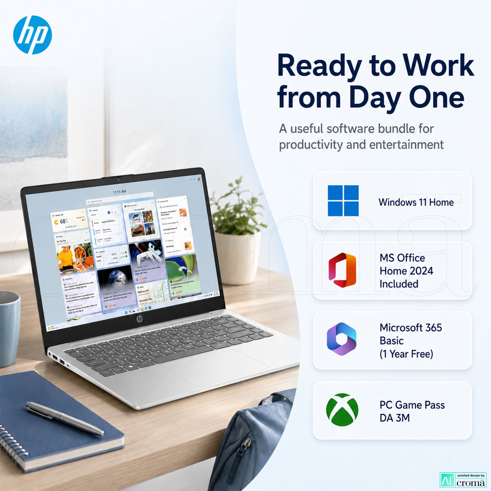 HP 14-gr0006TU Intel Core 5 13th Gen Thin & Light Laptop (16GB, 512GB SSD, Windows 11 Home, 14 inch Full HD IPS Display, MS Office 2024, Natural Silver, 1.41 KG) HP 14-gr0006TU Intel Core 5 13th Gen Thin & Light Laptop (16GB, 512GB SSD, Windows 11 Home, 14 inch Full HD IPS Display, MS Office 2024, Natural Silver, 1.41 KG)_7