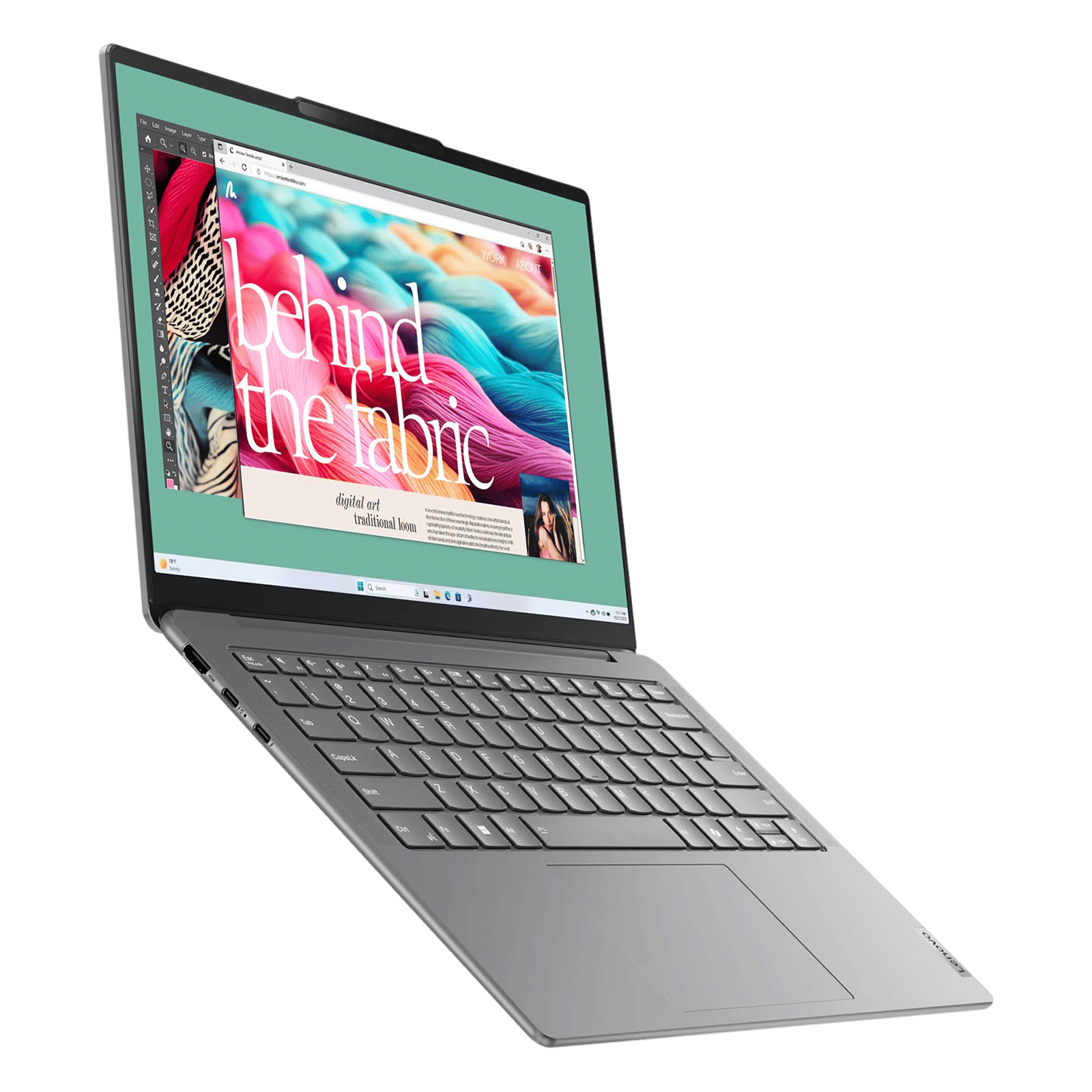 Lenovo Yoga Slim 7 14IMH9 Intel Core Ultra 5 125H Laptop (16GB, 1TB SSD, Windows 11 Home, 14 inch WUXGA OLED Display, MS Office Home 2024, Luna Grey, 1.39 KG) Lenovo Yoga Slim 7 14IMH9 Intel Core Ultra 5 125H Laptop (16GB, 1TB SSD, Windows 11 Home, 14 inch WUXGA OLED Display, MS Office Home 2024, Luna Grey, 1.39 KG)_8