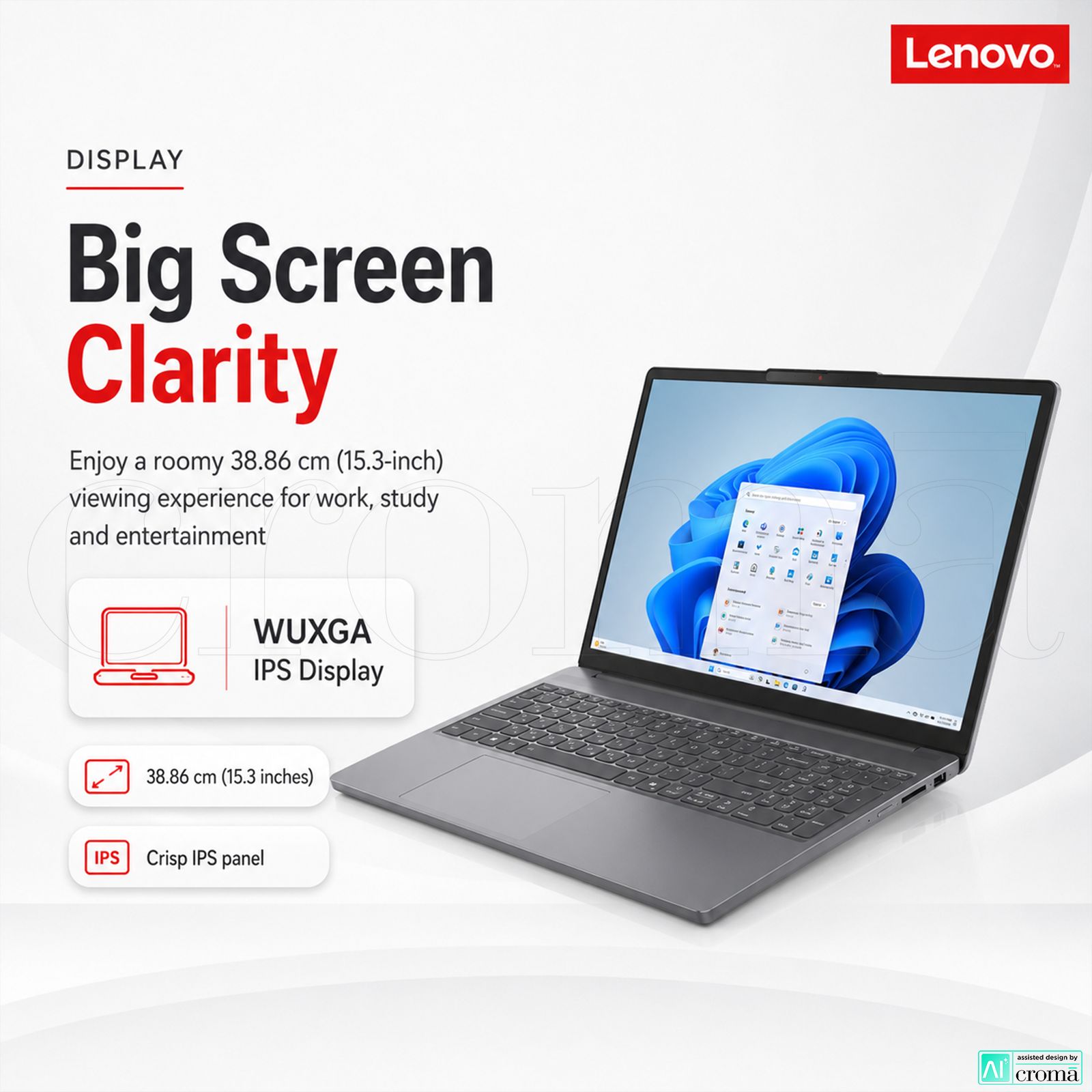 Lenovo IdeaPad Slim 3 15IRH10 Intel Core i5 13th Gen Laptop (16GB, 512GB SSD, Windows 11 Home, 15.3 inch WUXGA IPS Display, MS Office Home 2024, Luna Grey, 1.59 KG) Lenovo IdeaPad Slim 3 15IRH10 Intel Core i5 13th Gen Laptop (16GB, 512GB SSD, Windows 11 Home, 15.3 inch WUXGA IPS Display, MS Office Home 2024, Luna Grey, 1.59 KG)_3