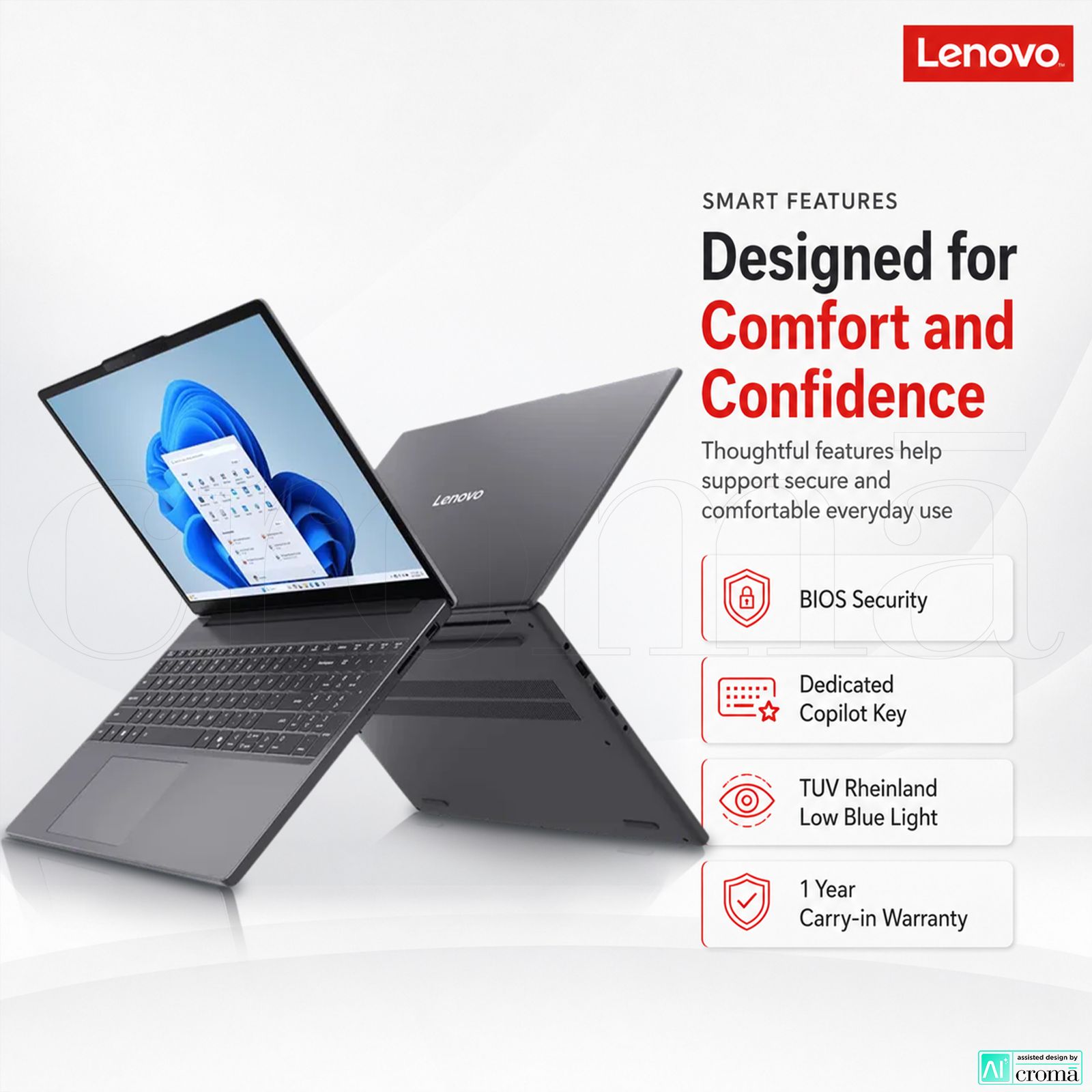 Lenovo IdeaPad Slim 3 15IRH10 Intel Core i5 13th Gen Laptop (16GB, 512GB SSD, Windows 11 Home, 15.3 inch WUXGA IPS Display, MS Office Home 2024, Luna Grey, 1.59 KG) Lenovo IdeaPad Slim 3 15IRH10 Intel Core i5 13th Gen Laptop (16GB, 512GB SSD, Windows 11 Home, 15.3 inch WUXGA IPS Display, MS Office Home 2024, Luna Grey, 1.59 KG)_4