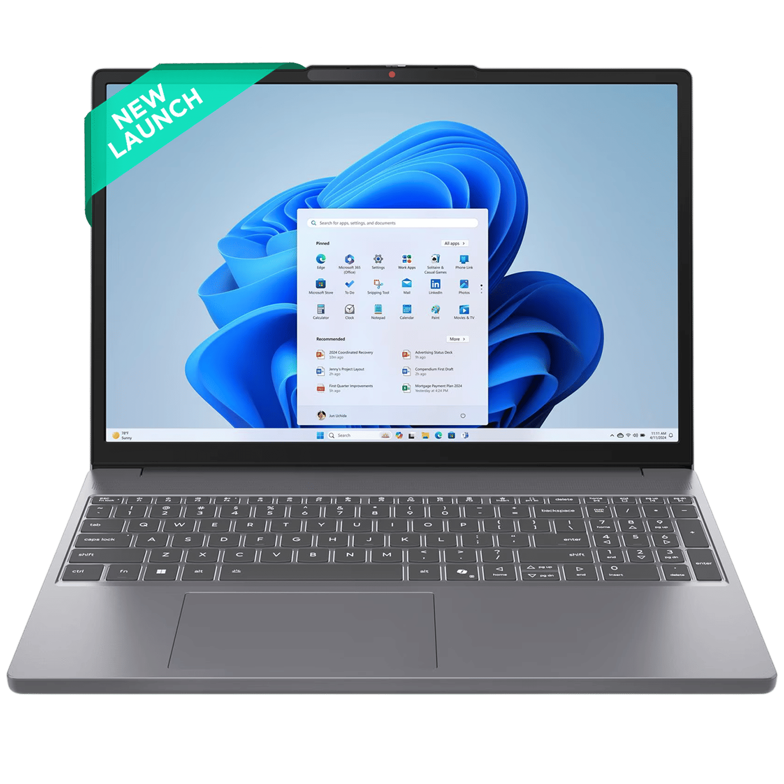 Lenovo IdeaPad Slim 3 15IRH10 Intel Core i7 13th Gen Laptop (16GB, 512GB SSD, Windows 11 Home, 15.3 inch WUXGA IPS Display, MS Office Home 2024, Luna Grey, 1.59 KG)_1