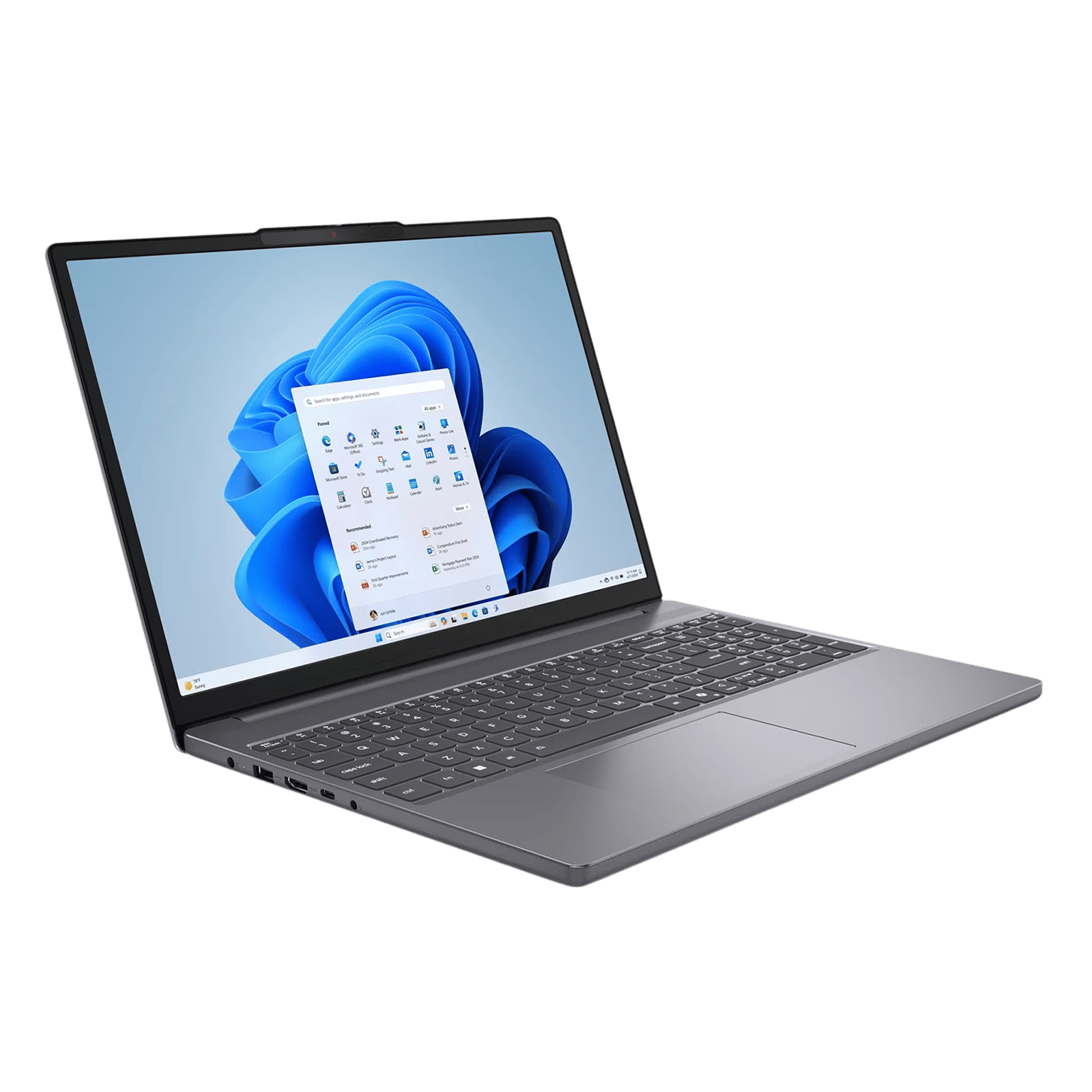 Lenovo IdeaPad Slim 3 15IRH10 Intel Core i7 13th Gen Laptop (16GB, 512GB SSD, Windows 11 Home, 15.3 inch WUXGA IPS Display, MS Office Home 2024, Luna Grey, 1.59 KG)_10