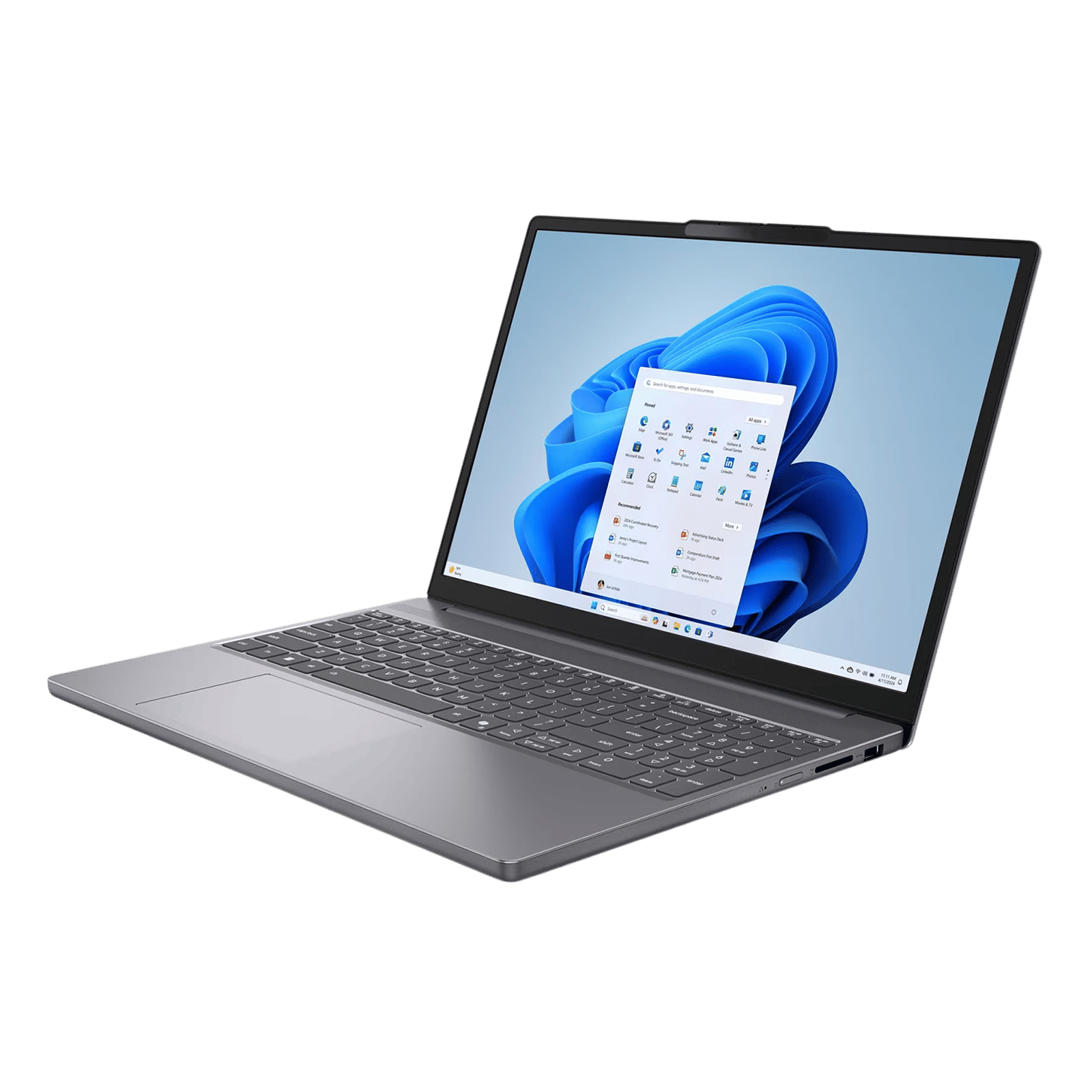 Lenovo IdeaPad Slim 3 15IRH10 Intel Core i7 13th Gen Laptop (16GB, 512GB SSD, Windows 11 Home, 15.3 inch WUXGA IPS Display, MS Office Home 2024, Luna Grey, 1.59 KG)_4