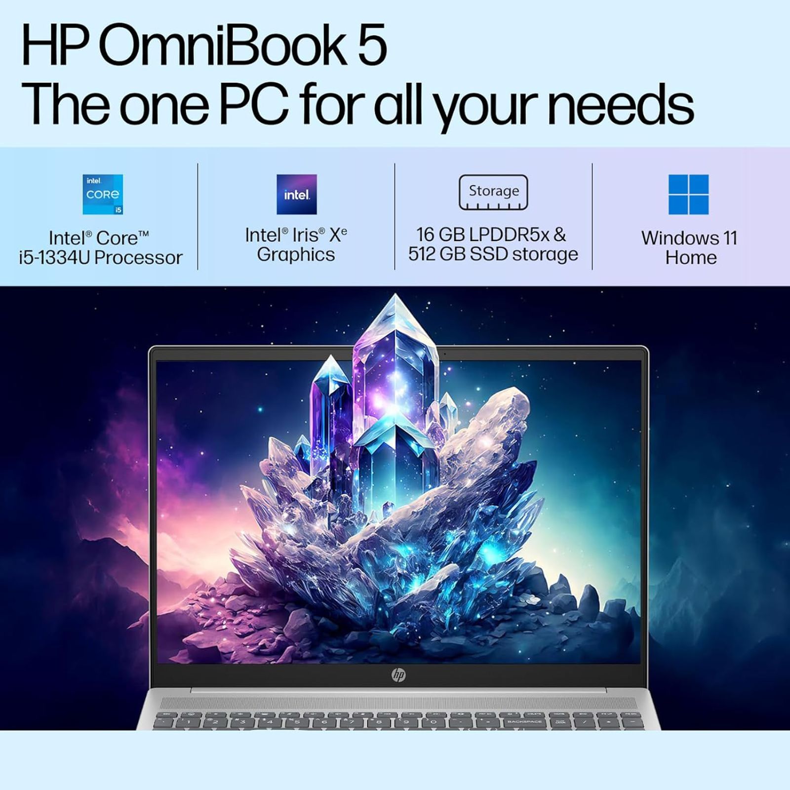 HP OmniBook 5 16-ba1008TU Intel Core i5 13th Gen Laptop (16GB, 512GB SSD, Windows 11 Home, 16 inch 2K IPS Display, MS Office 2024, Glacier Silver Aluminum, 1.77 KG) HP OmniBook 5 16-ba1008TU Intel Core i5 13th Gen Laptop (16GB, 512GB SSD, Windows 11 Home, 16 inch 2K IPS Display, MS Office 2024, Glacier Silver Aluminum, 1.77 KG)_10