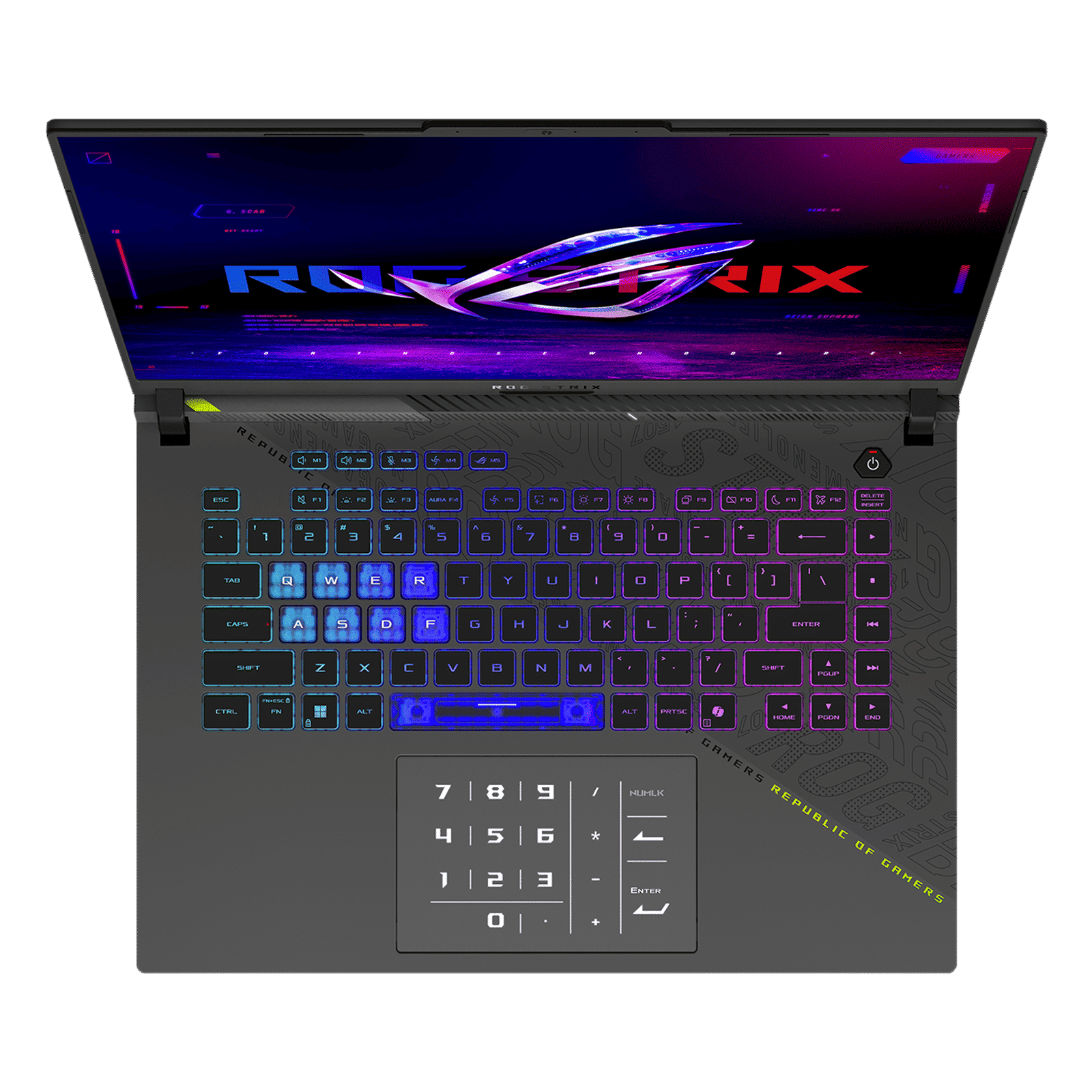 ASUS ROG Strix G16 AMD Ryzen 9 Gaming Laptop (16GB, 1TB SSD, Windows 11 Home, 16 inch 165 Hz WUXGA IPS Display, NVIDIA GeForce RTX 5050, MS Office Home 2024, Eclipse Gray, 2.5 KG)_14
