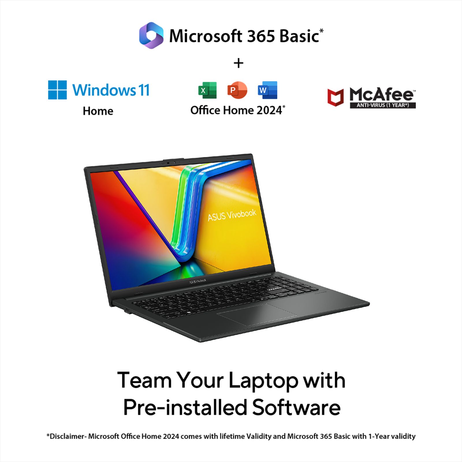 ASUS Vivobook Go 15 E1504FA-BQ2490WS AMD Ryzen 5 Thin and Light Laptop (16GB, 512GB SSD, Windows 11 Home, 15.6 inch Full HD IPS Display, MS Office Home 2024, Mixed Black, 1.47 KG) ASUS Vivobook Go 15 E1504FA-BQ2490WS AMD Ryzen 5 Thin and Light Laptop (16GB, 512GB SSD, Windows 11 Home, 15.6 inch Full HD IPS Display, MS Office Home 2024, Mixed Black, 1.47 KG)_11