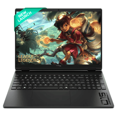 HP HyperX OMEN 15-ga0005TX Intel Core i7 14th Gen Gaming Laptop (24GB, 1TB SSD, Windows 11 Home, 8GB Graphics, 15 inch 180 Hz WQXGA IPS Display, NVIDIA GeForce RTX 5060, MS Office Home 2024, Shadow Black, 2.21 KG)