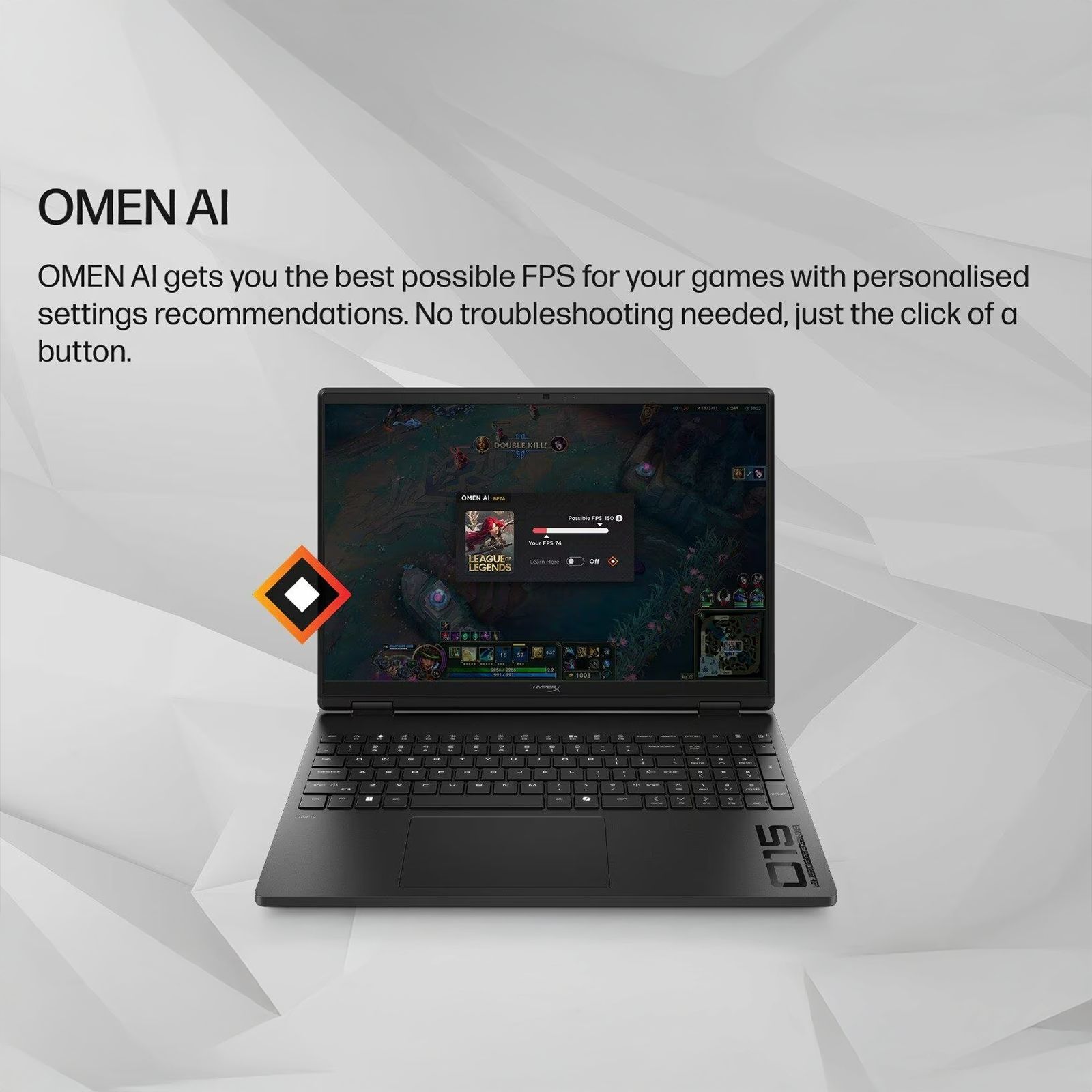 HP HyperX OMEN 15-ga0005TX Intel Core i7 14th Gen Gaming Laptop (24GB, 1TB SSD, Windows 11 Home, 8GB Graphics, 15 inch 180 Hz WQXGA IPS Display, NVIDIA GeForce RTX 5060, MS Office Home 2024, Shadow Black, 2.21 KG) HP HyperX OMEN 15-ga0005TX Intel Core i7 14th Gen Gaming Laptop (24GB, 1TB SSD, Windows 11 Home, 8GB Graphics, 15 inch 180 Hz WQXGA IPS Display, NVIDIA GeForce RTX 5060, MS Office Home 2024, Shadow Black, 2.21 KG)_8