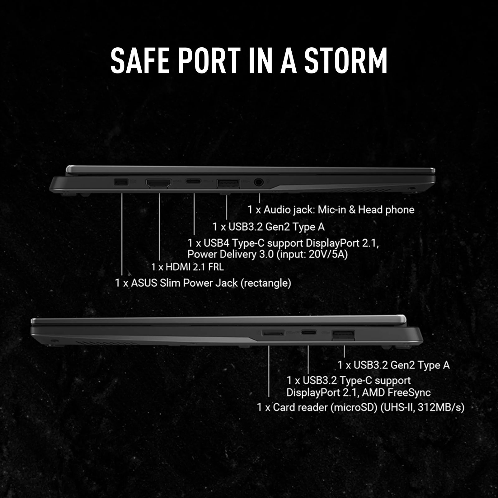 ASUS TUF A14 FA401EA-RG020WS AMD Ryzen AI Max Plus Gaming Laptop (32GB, 1TB SSD, Windows 11 Home, 14 inch 165 Hz 2.5K WQXGA Display, AMD Radeon, MS Office Home 2024, Jaeger Gray, 1.48 KG) ASUS TUF A14 FA401EA-RG020WS AMD Ryzen AI Max Plus Gaming Laptop (32GB, 1TB SSD, Windows 11 Home, 14 inch 165 Hz 2.5K WQXGA Display, AMD Radeon, MS Office Home 2024, Jaeger Gray, 1.48 KG)_9