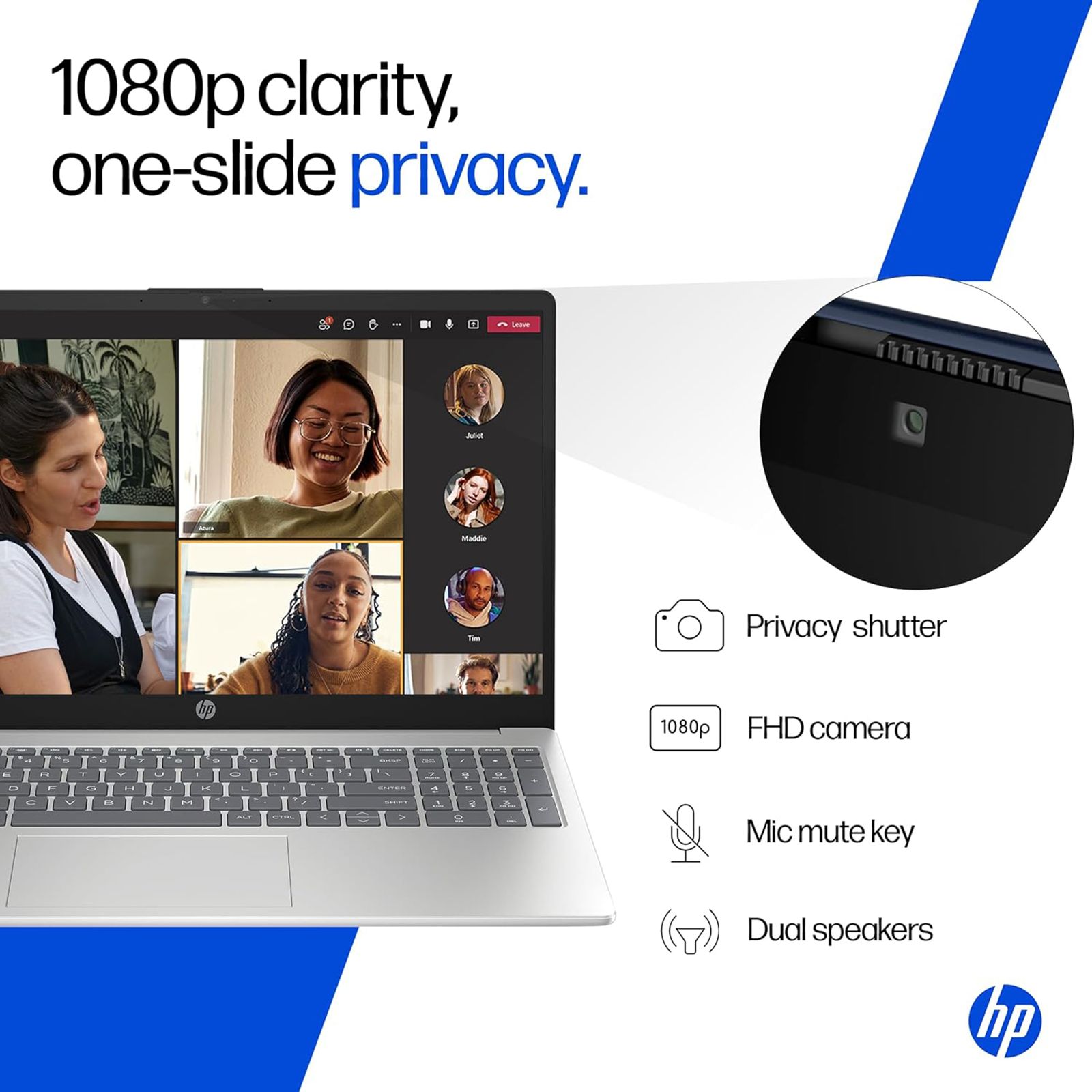 HP 15-hr0124TU Intel Core 5 120U Thin & Light Laptop (24GB, 512GB SSD, Windows 11 Home, 15.6 inch Full HD IPS Display, MS Office 2024, Natural Silver, 1.59 KG)_7