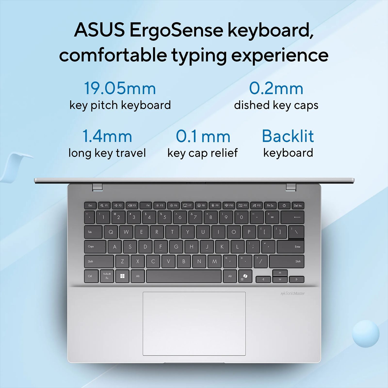 ASUS Vivobook 14 M1407KA-LY131WS AMD Ryzen AI 5 Thin and Light Laptop (16GB, 512GB SSD, Windows 11 Home, 14 inch Full HD Plus IPS Display, MS Office Home 2024, Cool Silver, 1.46 KG)_9