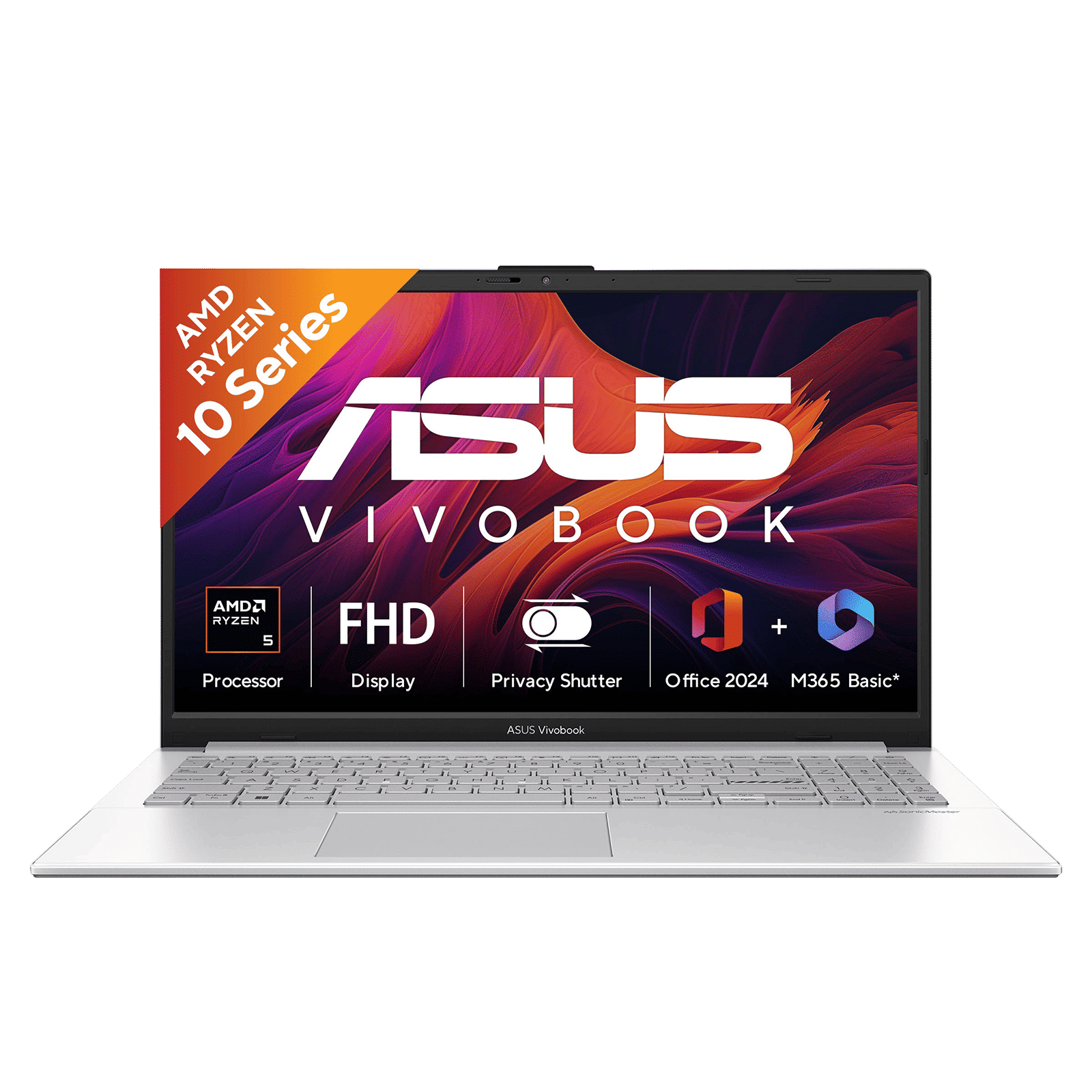 Asus Vivobook Go 15 AMD Ryzen 5 40 Thin & Light Laptop (16GB, 512GB SSD, Windows 11 Home, 15.6 inch Full HD IPS Display, MS Office Home 2024, Cool Silver, 1.63 KG) Asus Vivobook Go 15 AMD Ryzen 5 40 Thin & Light Laptop (16GB, 512GB SSD, Windows 11 Home, 15.6 inch Full HD IPS Display, MS Office Home 2024, Cool Silver, 1.63 KG)_1