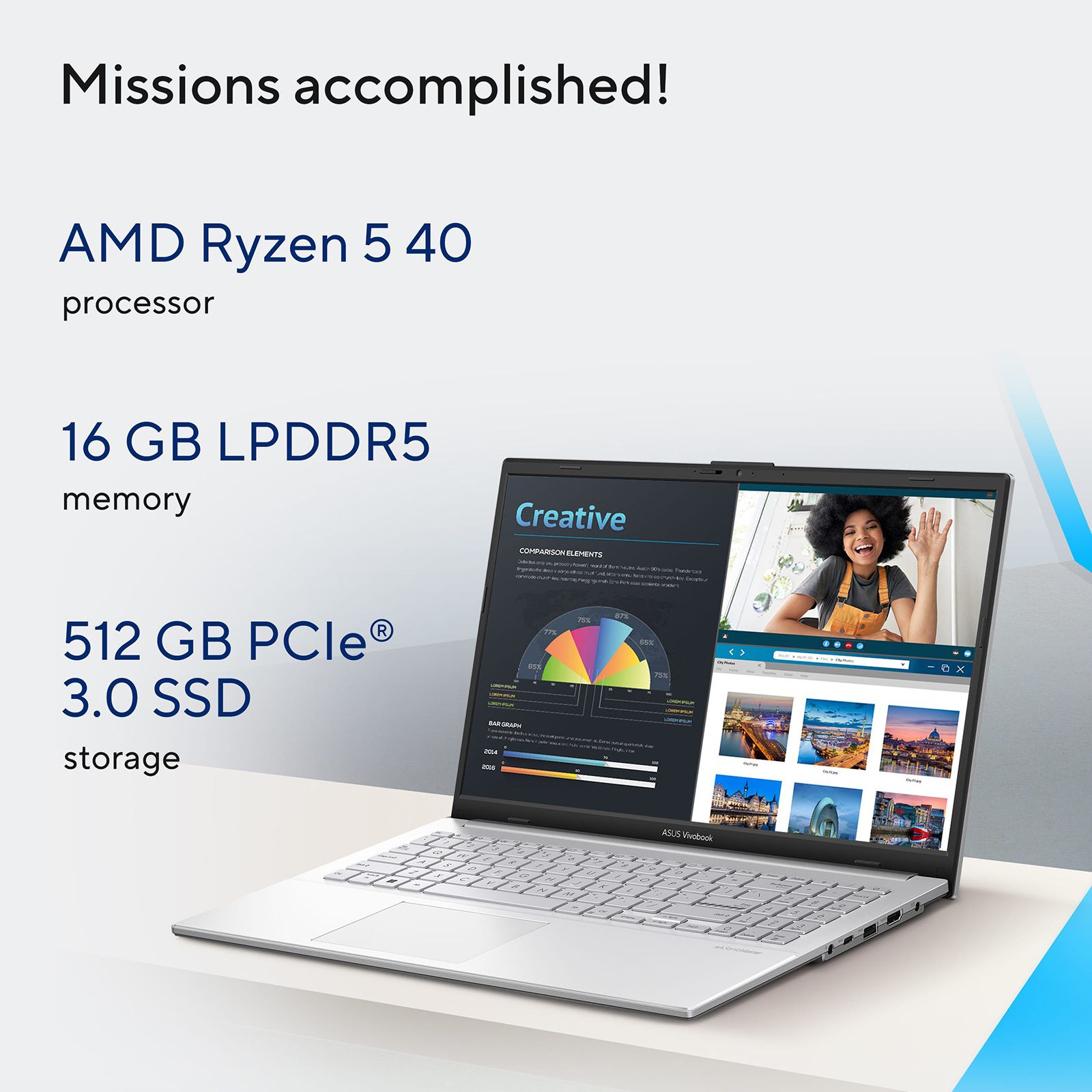Asus Vivobook Go 15 AMD Ryzen 5 40 Thin & Light Laptop (16GB, 512GB SSD, Windows 11 Home, 15.6 inch Full HD IPS Display, MS Office Home 2024, Cool Silver, 1.63 KG) Asus Vivobook Go 15 AMD Ryzen 5 40 Thin & Light Laptop (16GB, 512GB SSD, Windows 11 Home, 15.6 inch Full HD IPS Display, MS Office Home 2024, Cool Silver, 1.63 KG)_12