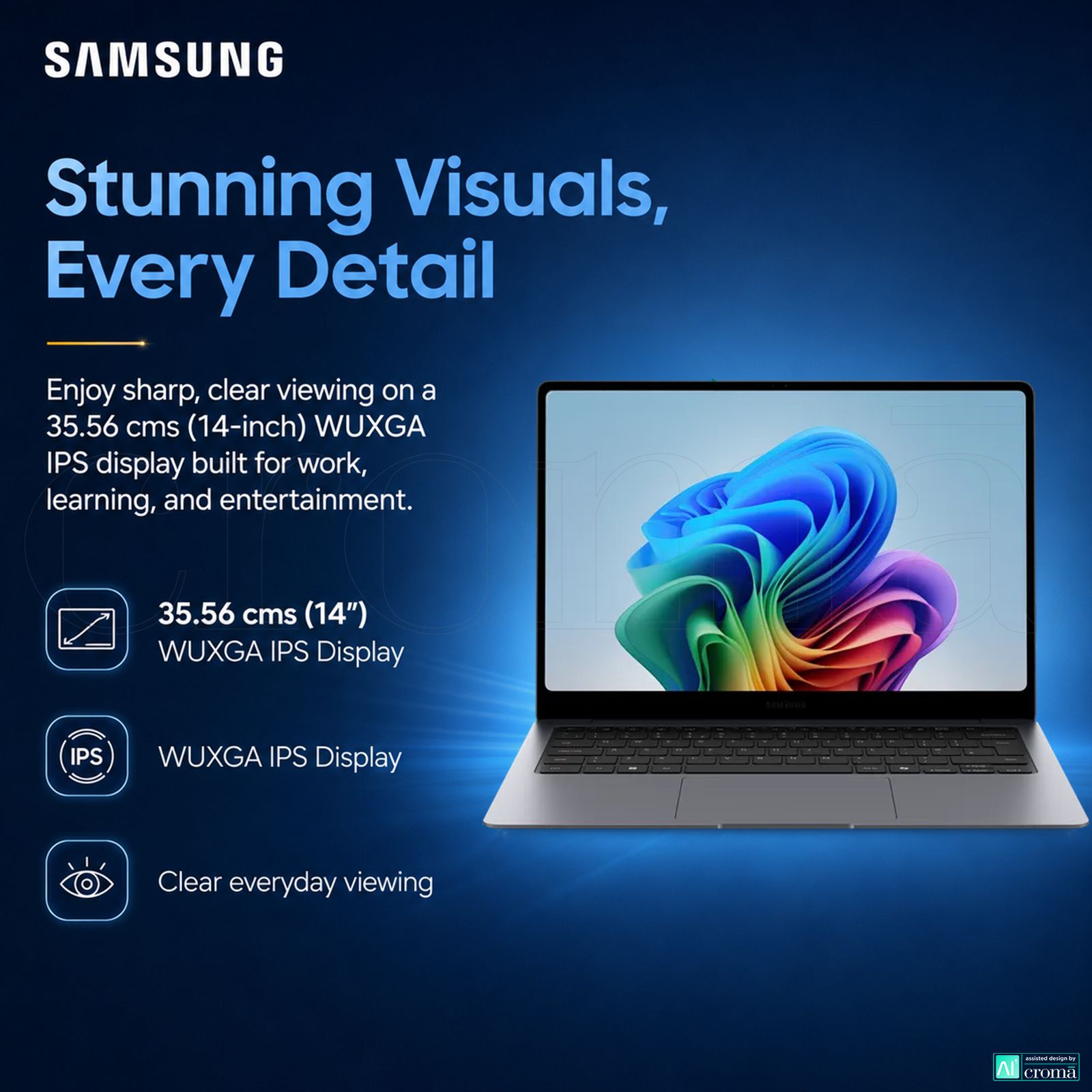 SAMSUNG Galaxy Book6 Intel Core Ultra 5 Thin & Light Laptop (16GB, 512GB SSD, Windows 11 Home, 14 inch WUXGA IPS Display, MS Office Home & Student 2024, Gray, 1.43 KG)_3